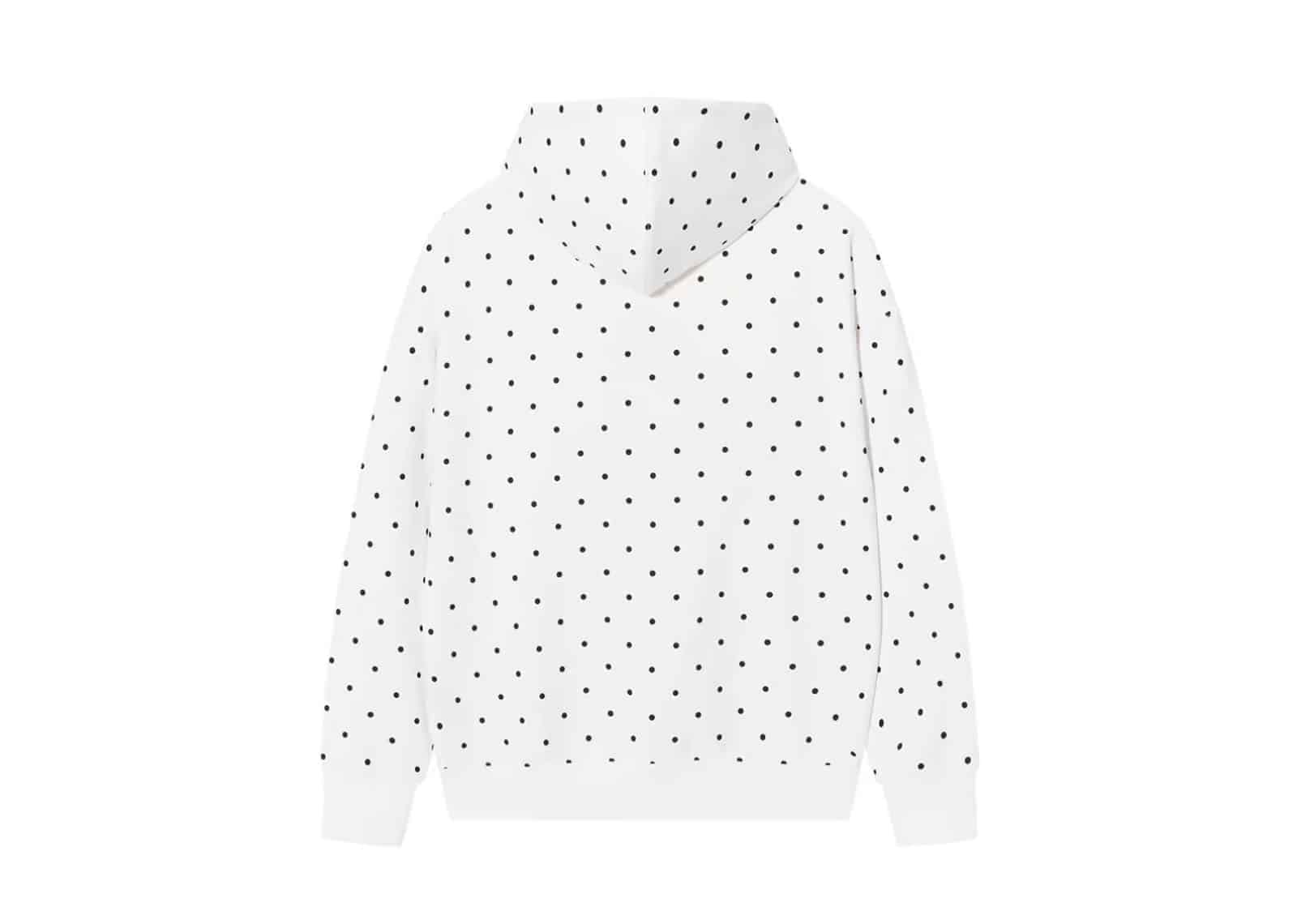 A Few Good Kids x Fujiya Peko Dot Pattern Zip Up Hoodie White