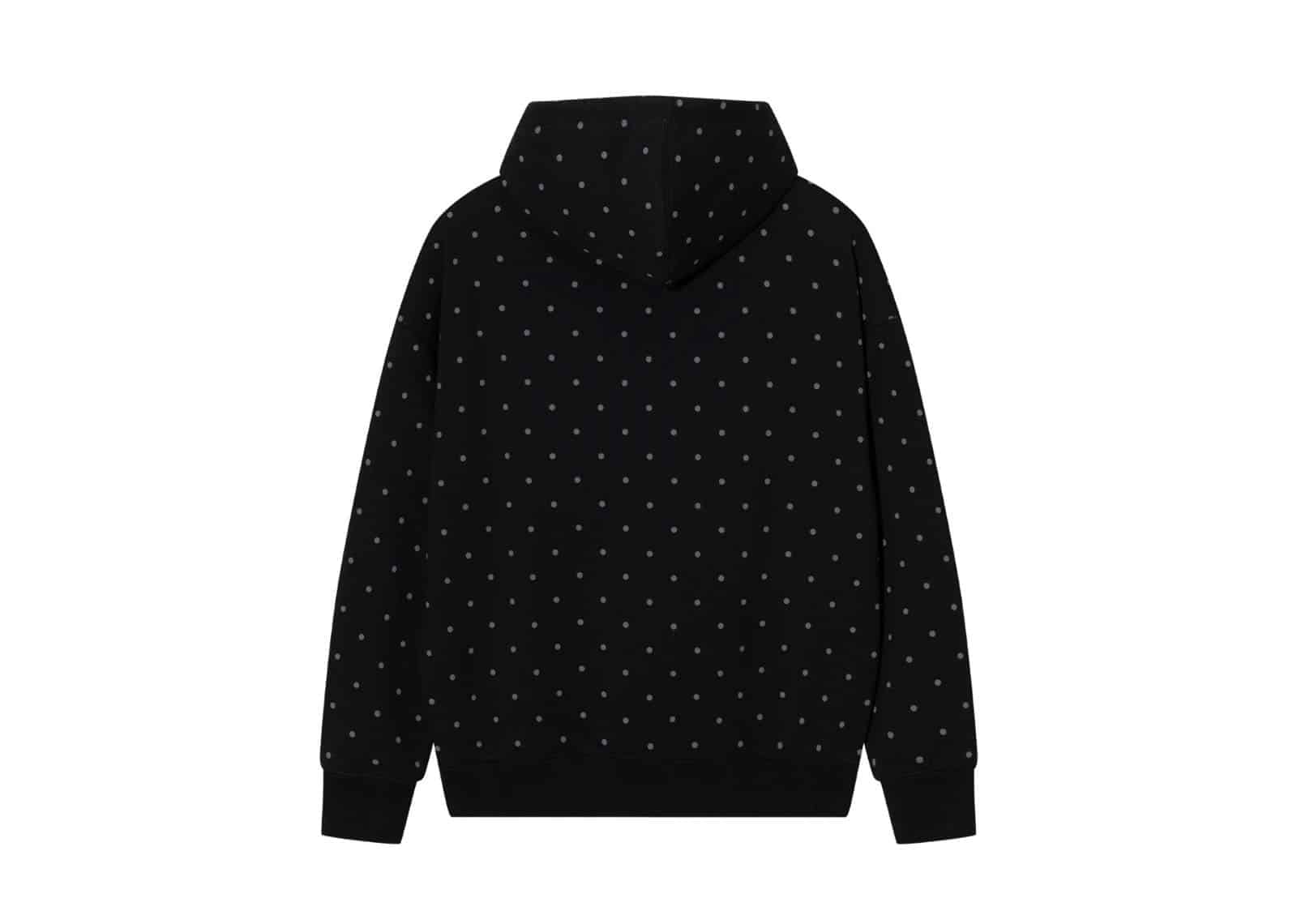 A Few Good Kids x Fujiya Peko Dot Pattern Zip Up Hoodie Black