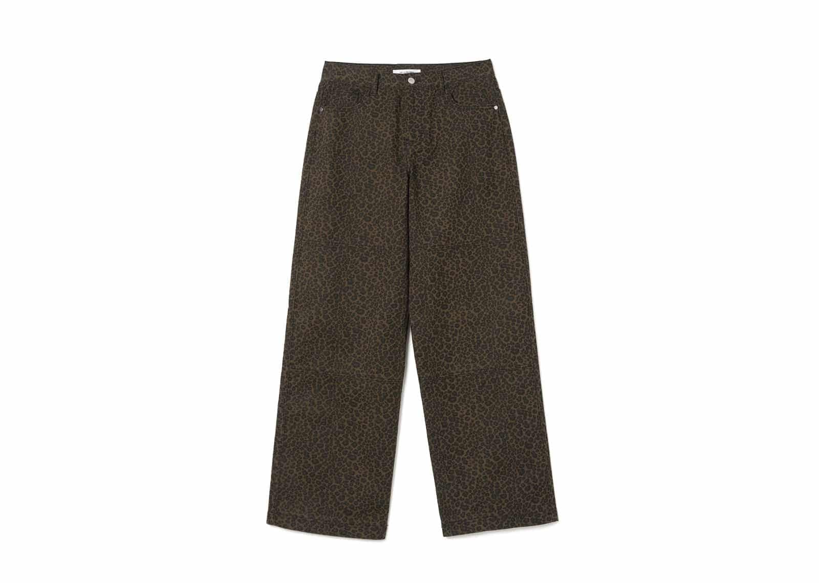 Milo Archive Millo Archive Double Knee Cotton Loose Pants Brown
