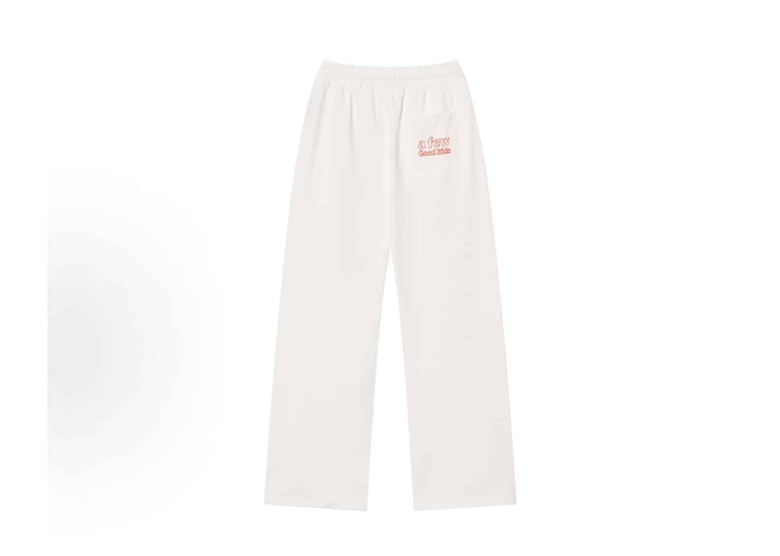 A Few Good Kids x Fujiya Peko Sweatpants White