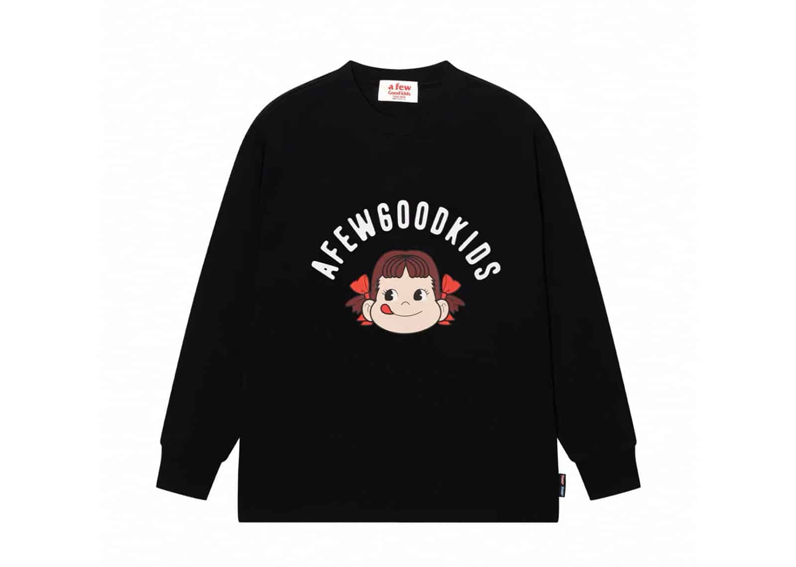 A Few Good Kids x Fujiya Peko L/S Tee Black