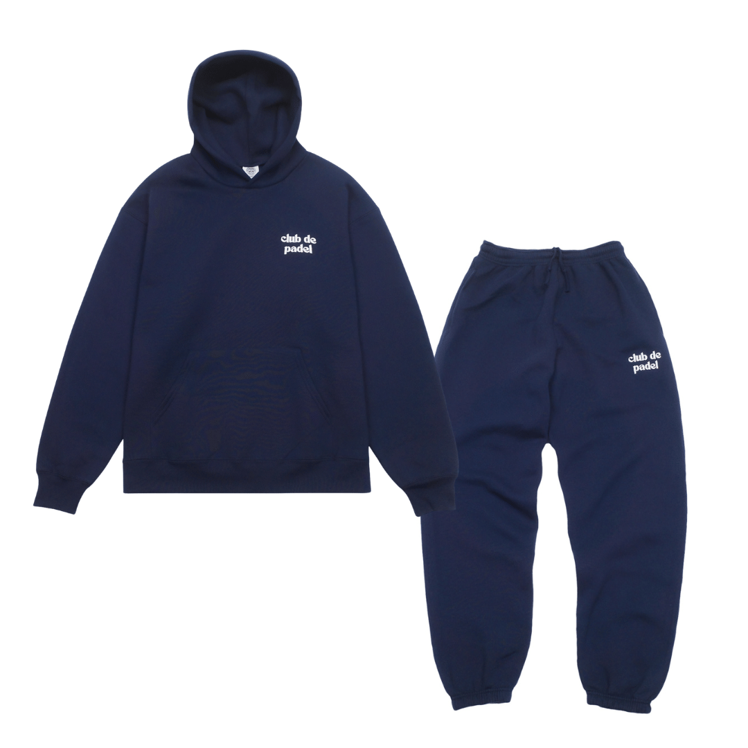 Club de Padel Uniform Hoodie & Jogger Set - Navy