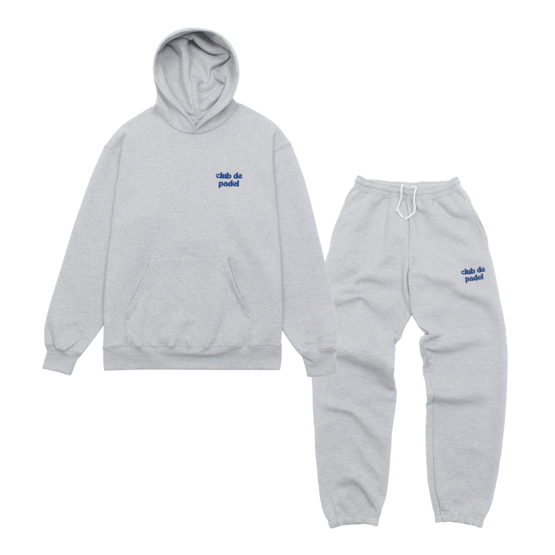 Club de Padel Uniform Hoodie & Jogger Set - Grey