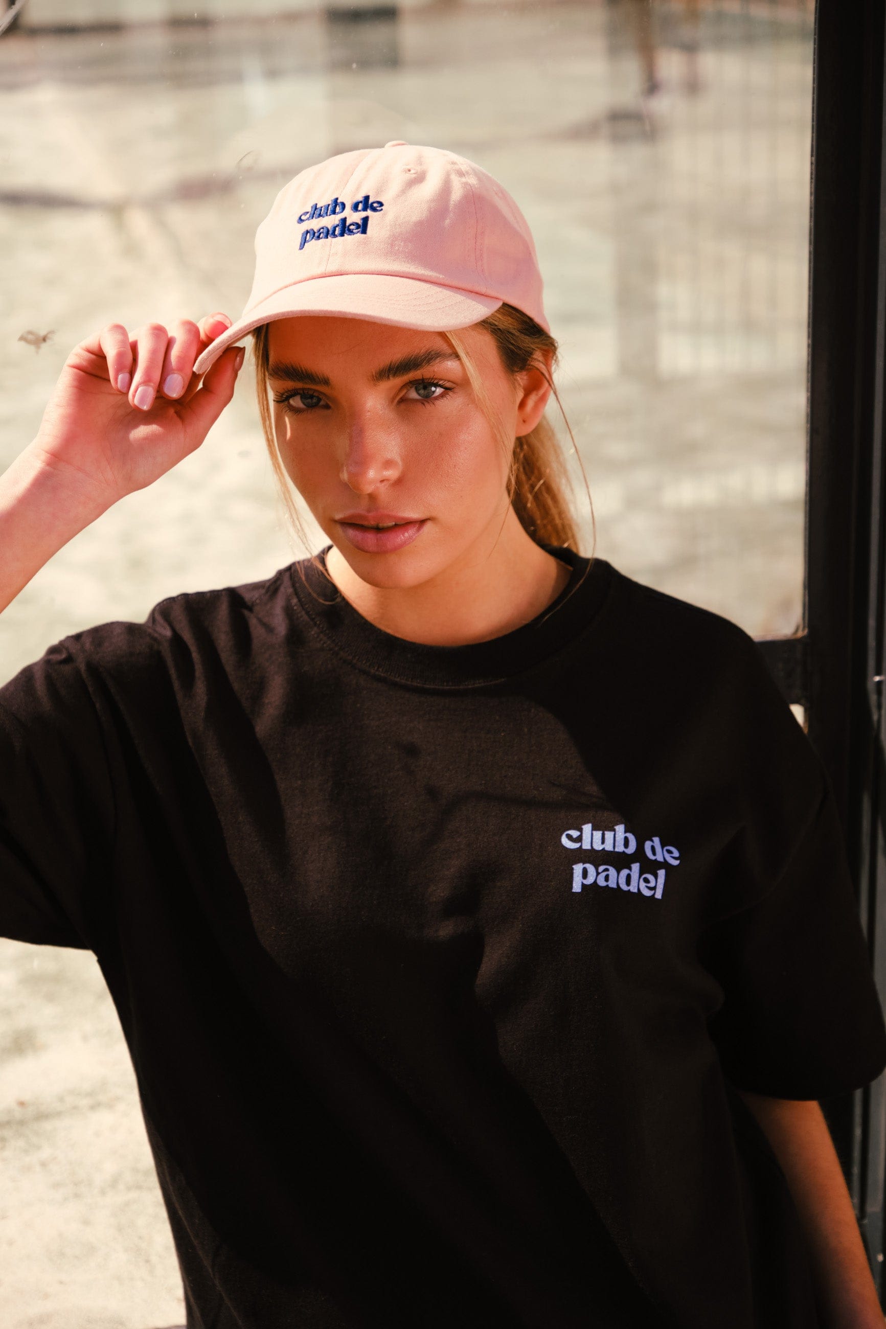 Club de Padel 6 Panel Dad Cap - Peach