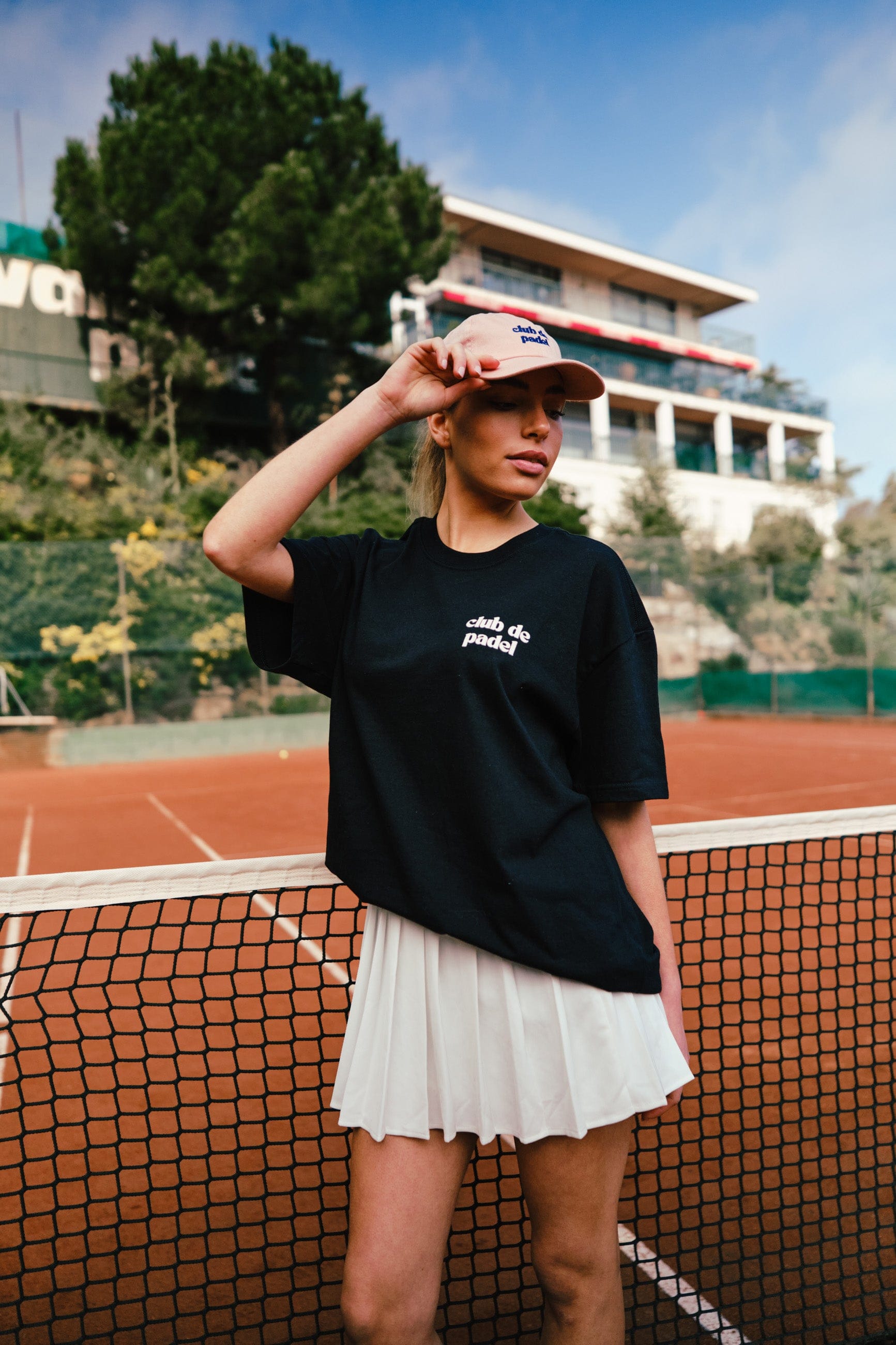 Club de Padel 6 Panel Dad Cap - Peach
