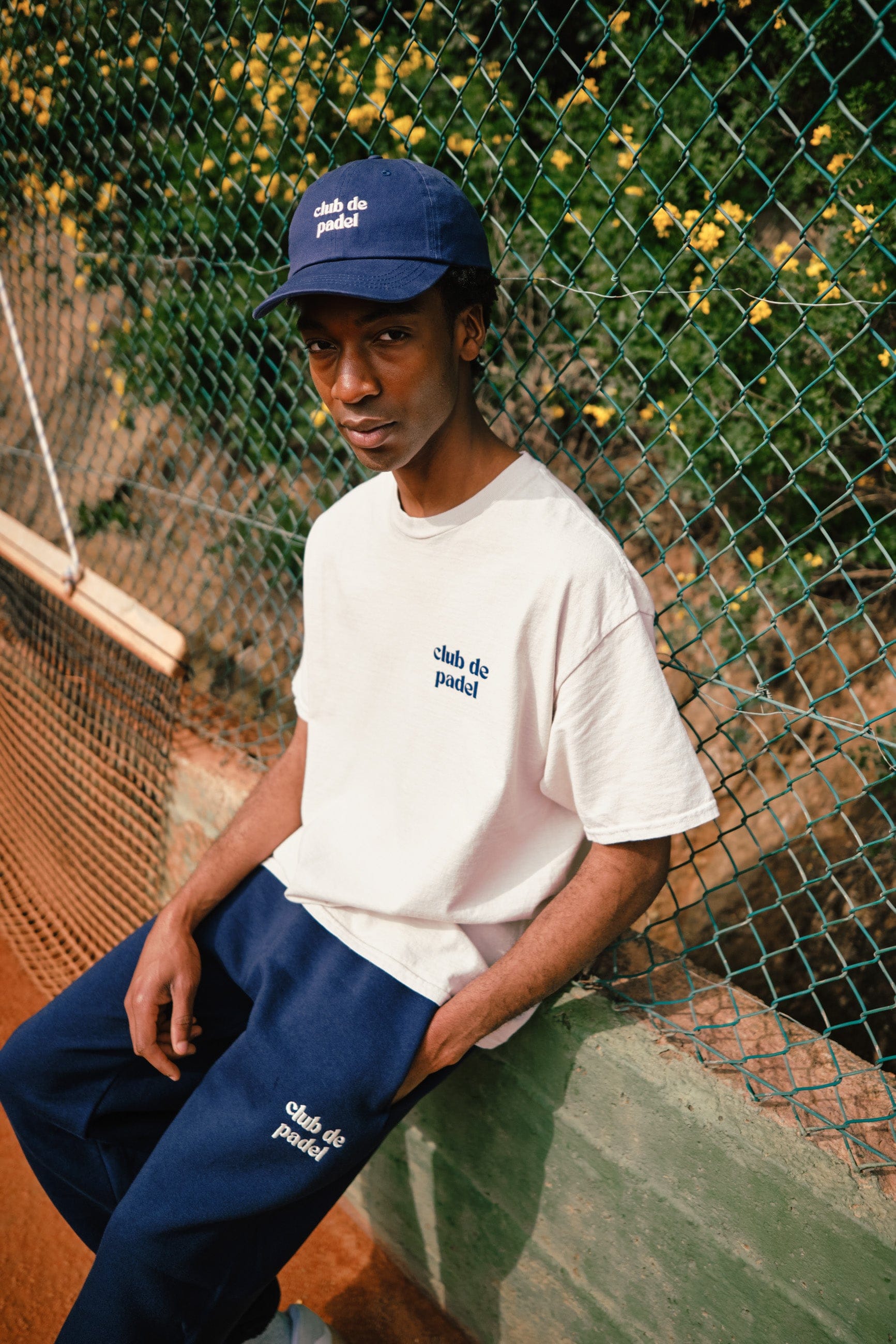 Club de Padel 6 Panel Dad Cap - Navy
