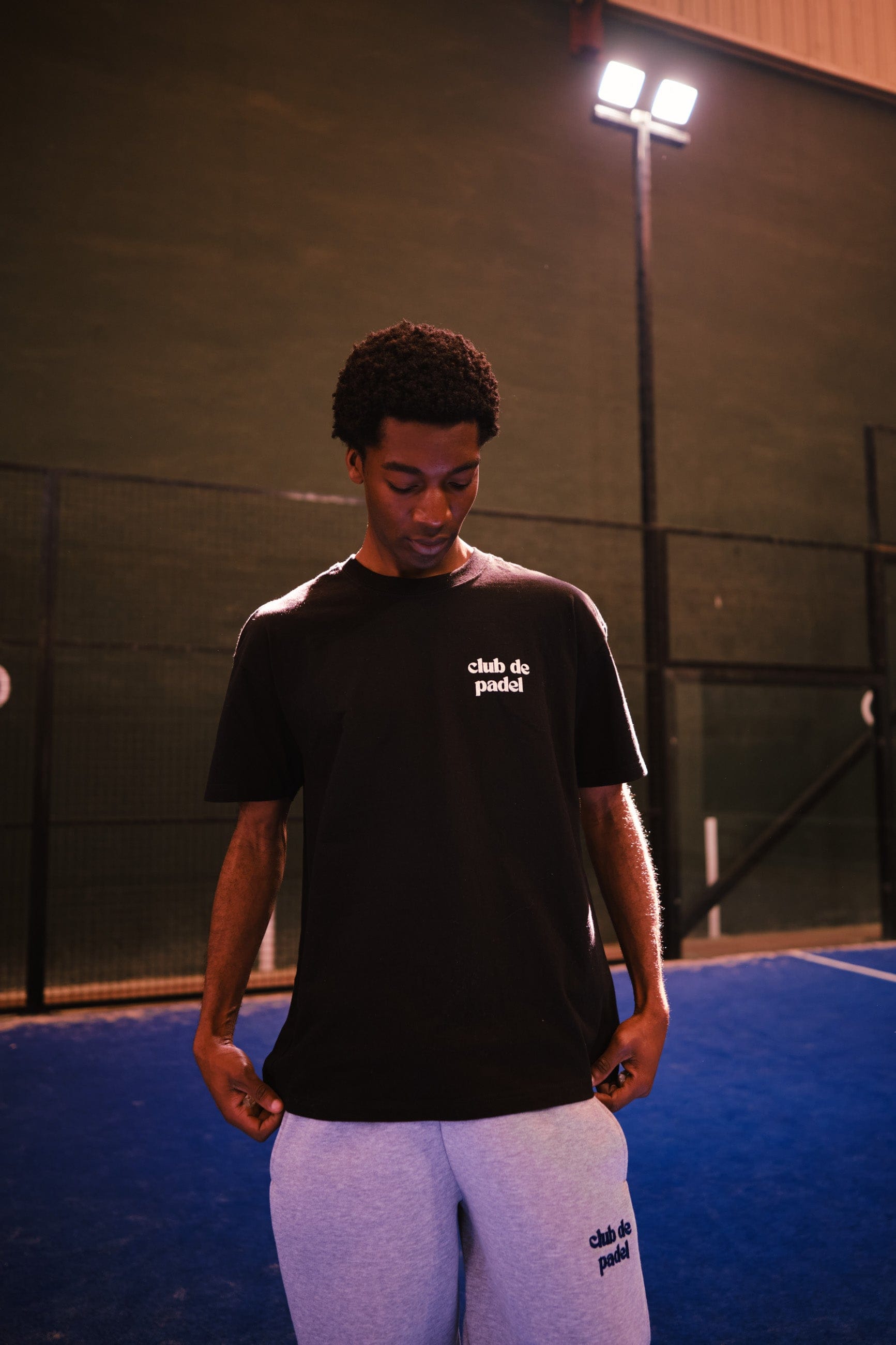 Club de Padel 'Impact' Tee - Black