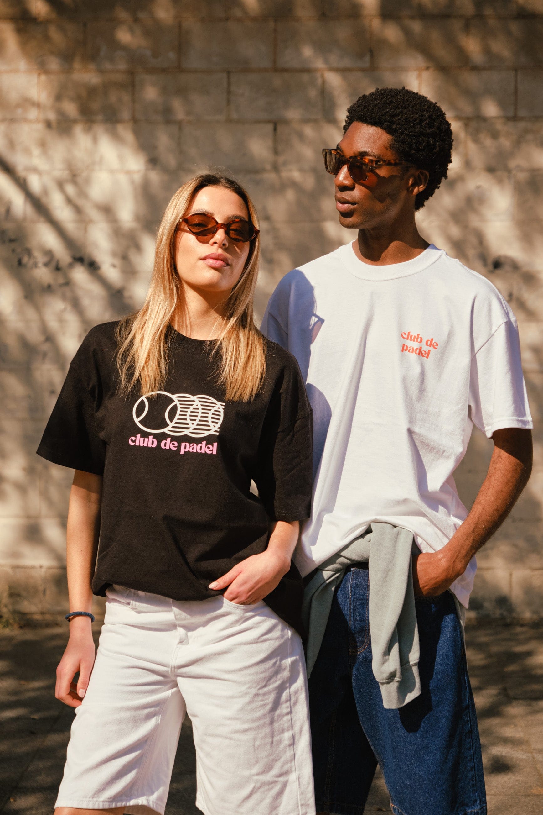 Club de Padel 'Smash' Tee - Black