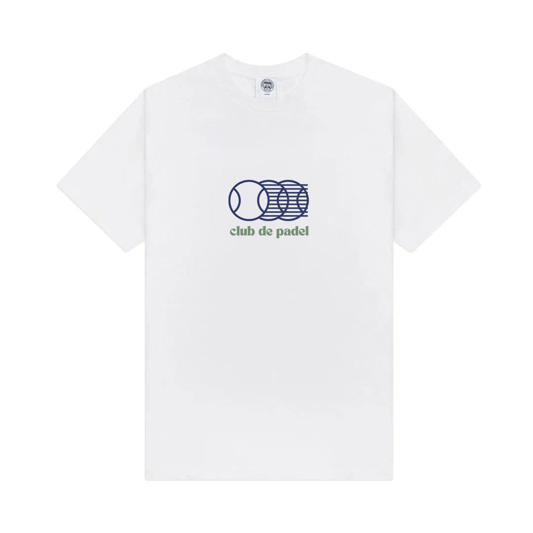 Club de Padel 'Smash' Tee - White