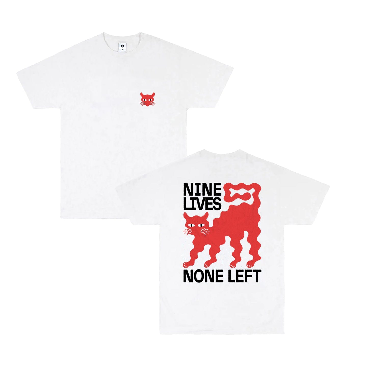 KBar Design KBAR X UN:IK 'Nine Lives' Tee - White