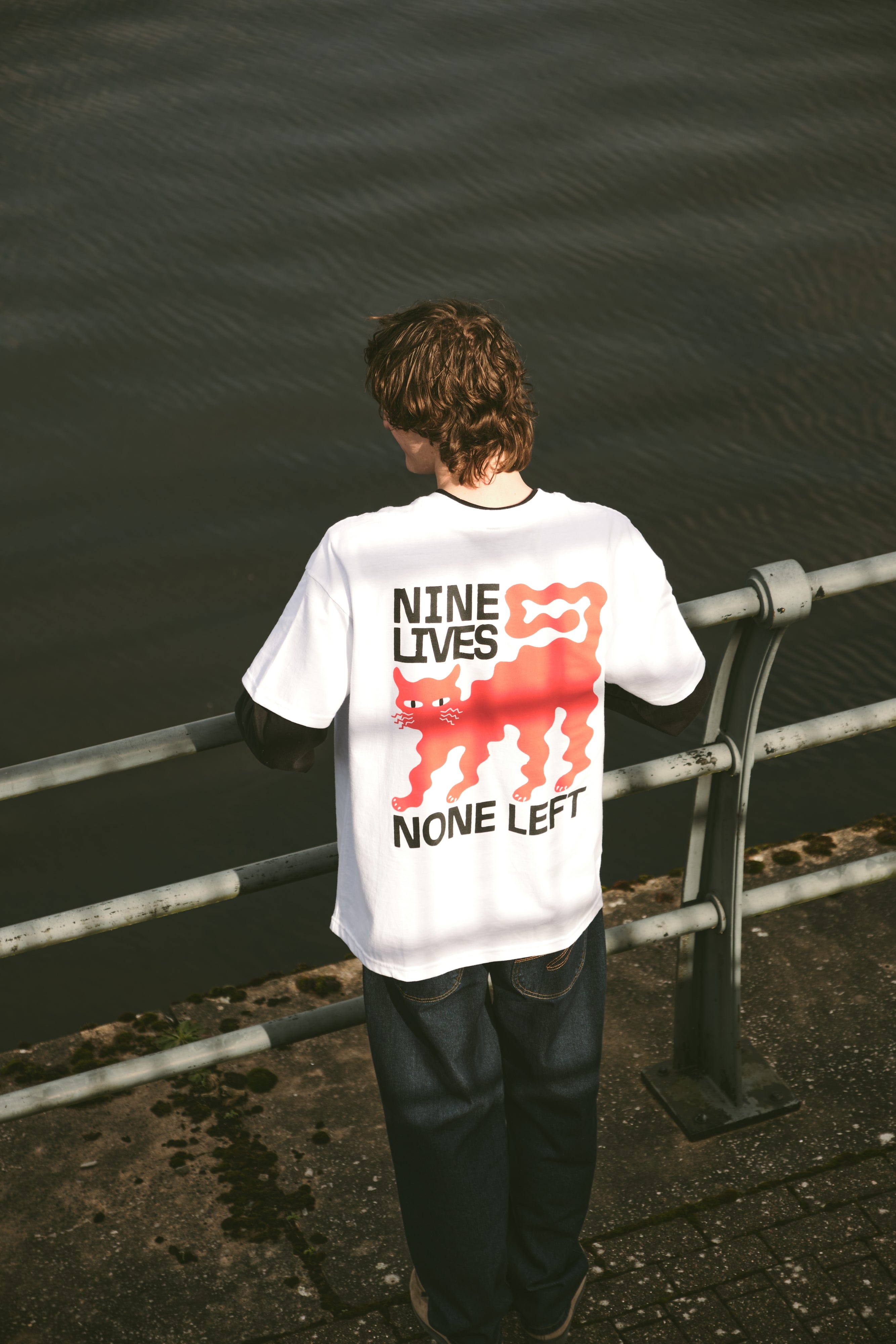 KBar Design KBAR X UN:IK 'Nine Lives' Tee - White