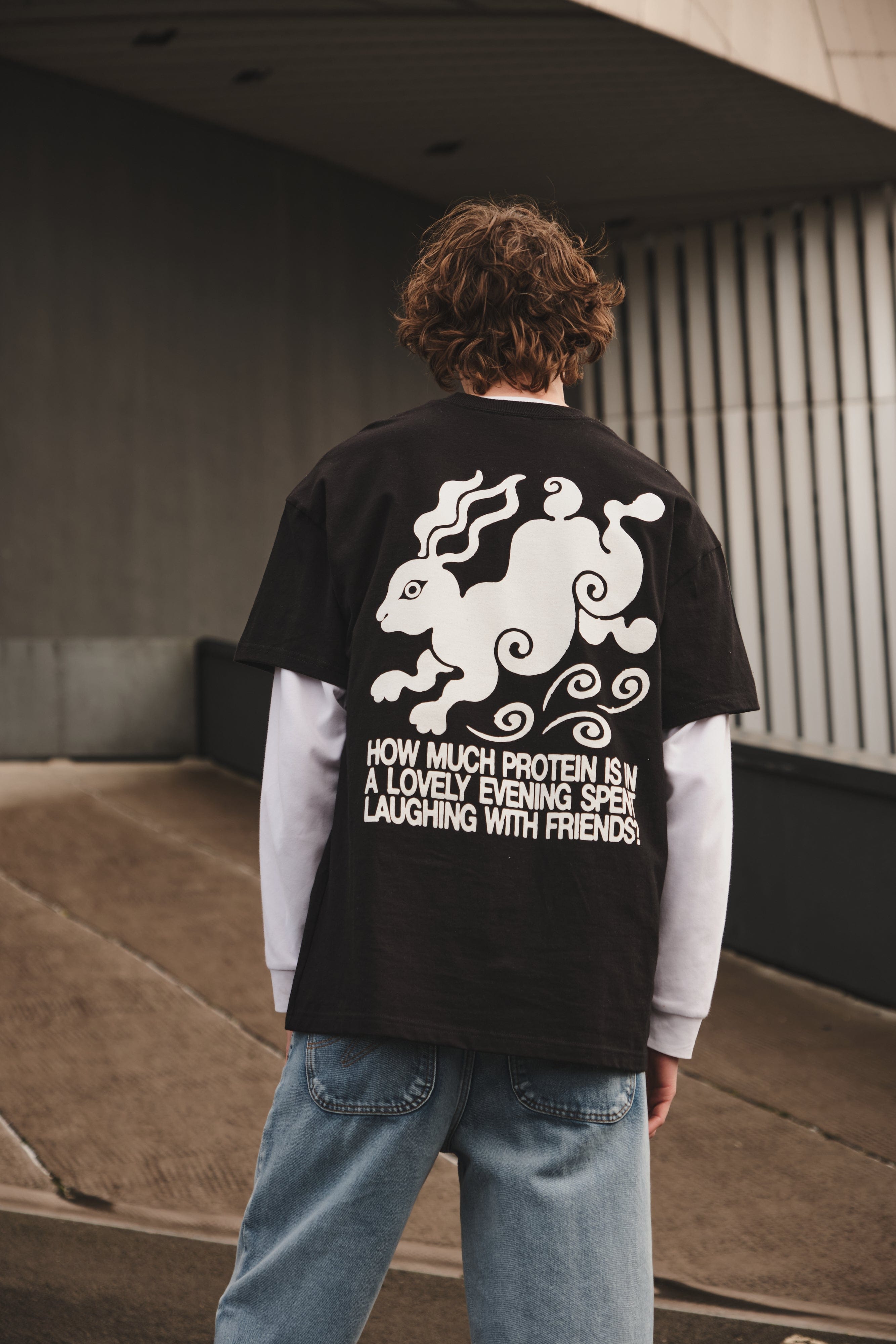 KBar Design KBAR X UN:IK 'Laughing With Friends' Tee - Black