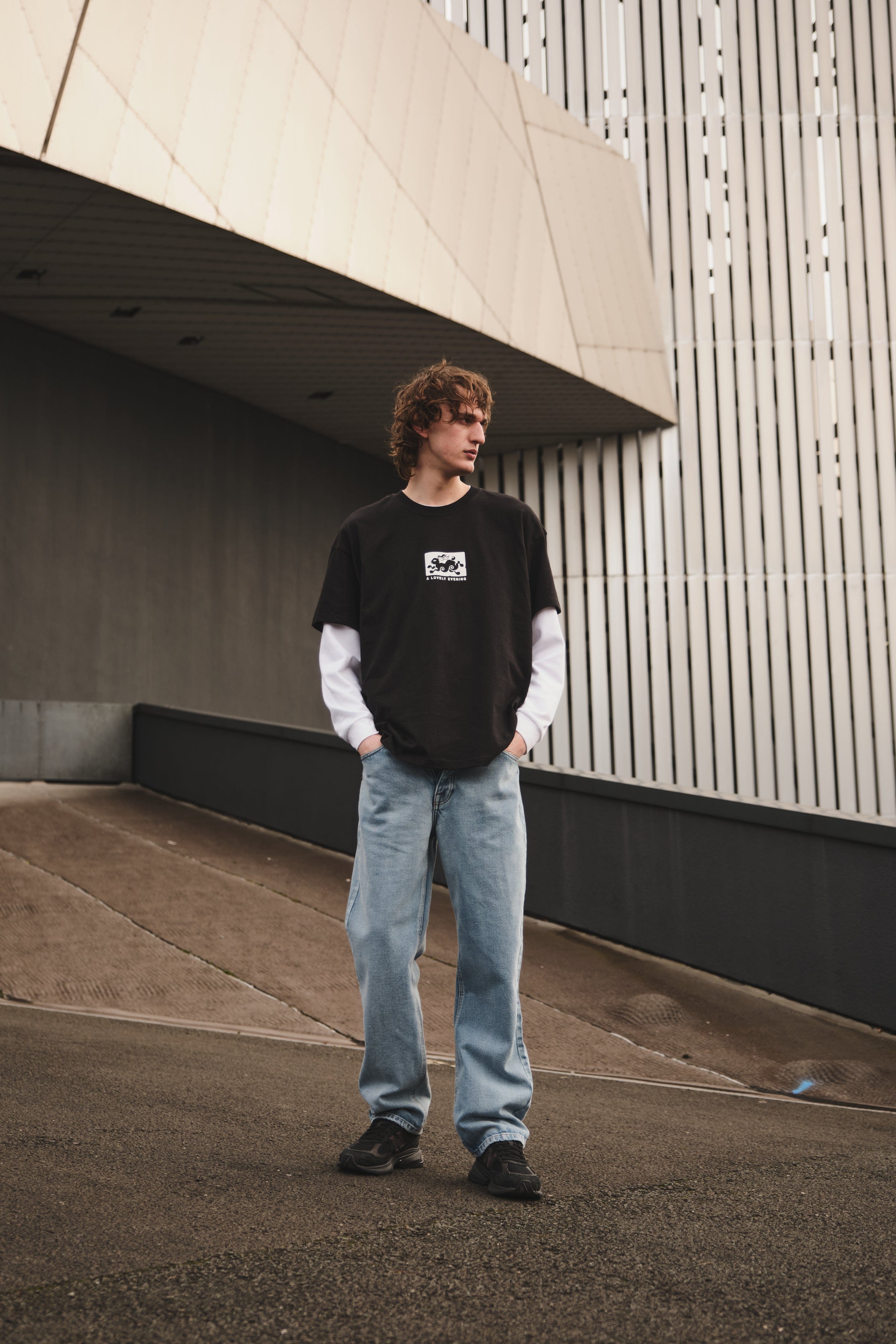 KBar Design KBAR X UN:IK 'Laughing With Friends' Tee - Black