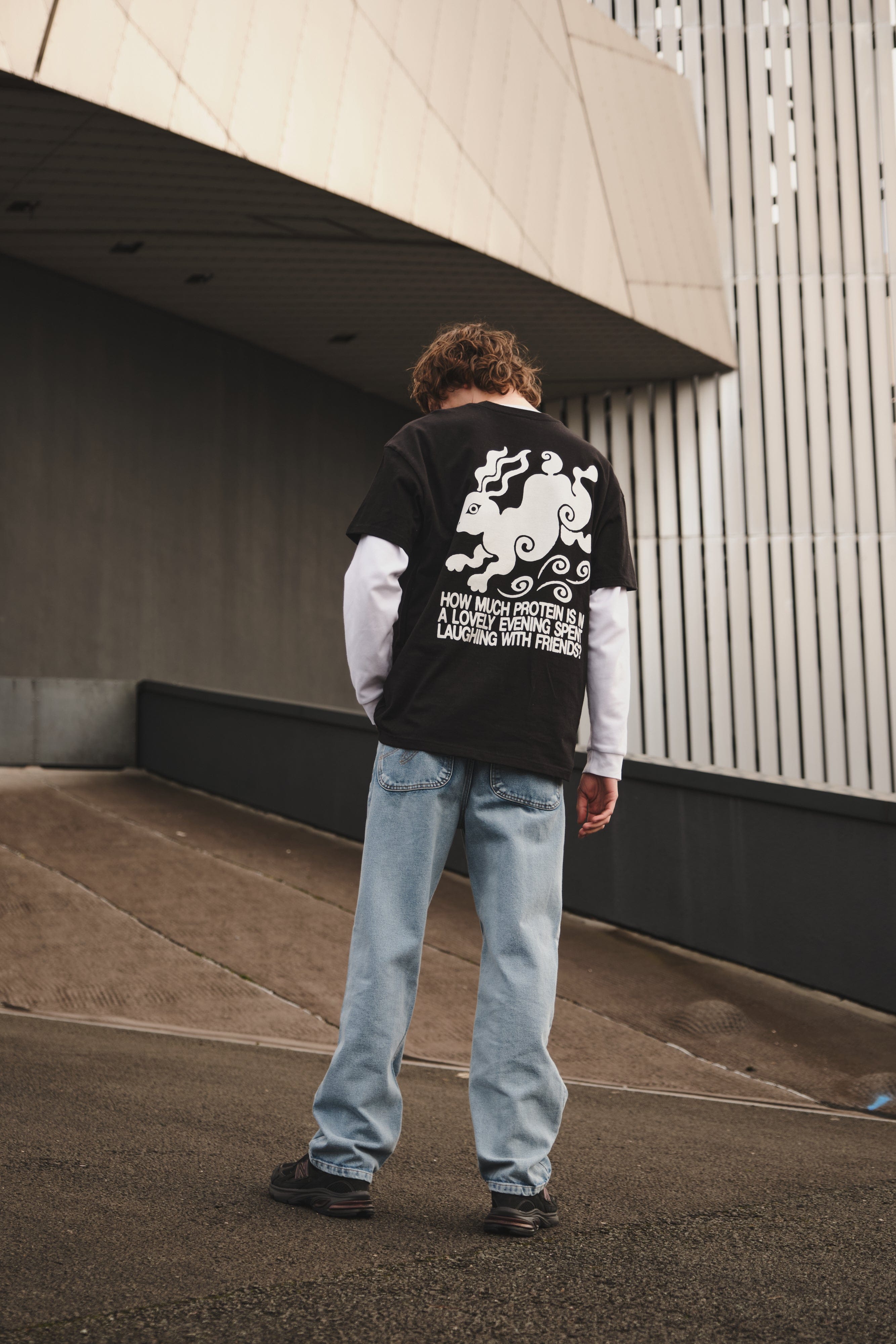 KBar Design KBAR X UN:IK 'Laughing With Friends' Tee - Black