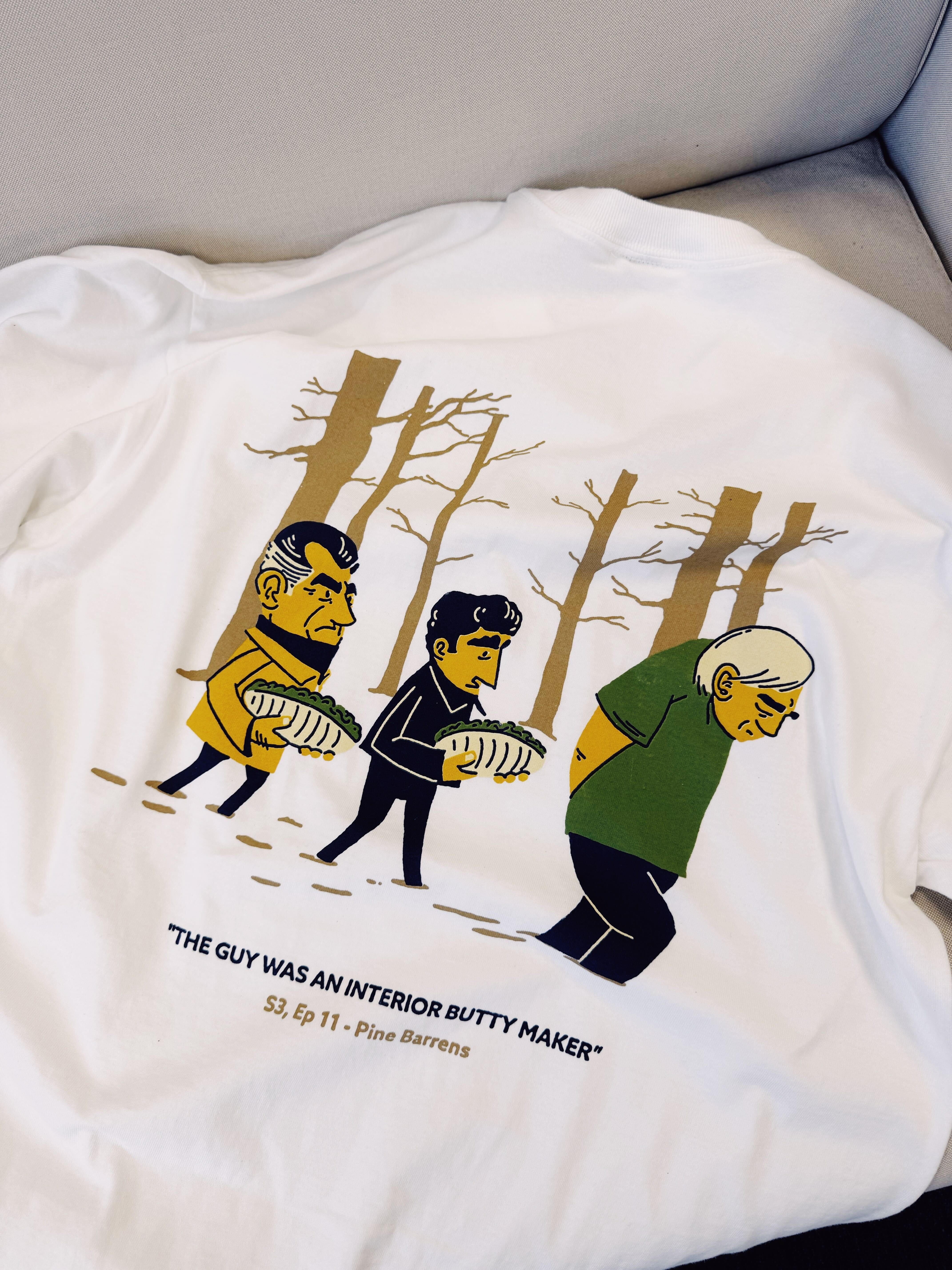 Bada Bing x UN:IK 'Pine Barrens' Tee - White