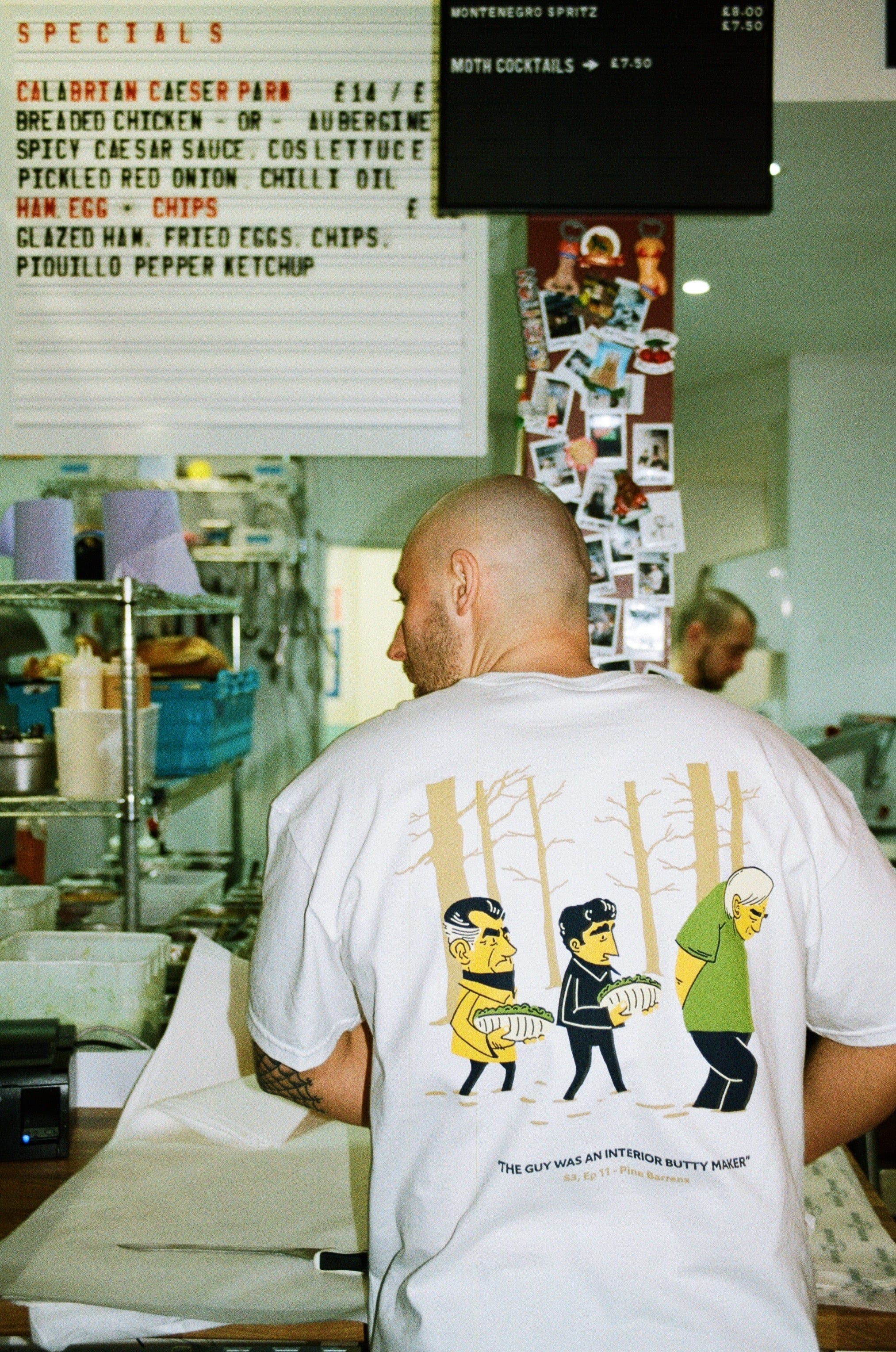 Bada Bing x UN:IK 'Pine Barrens' Tee - White