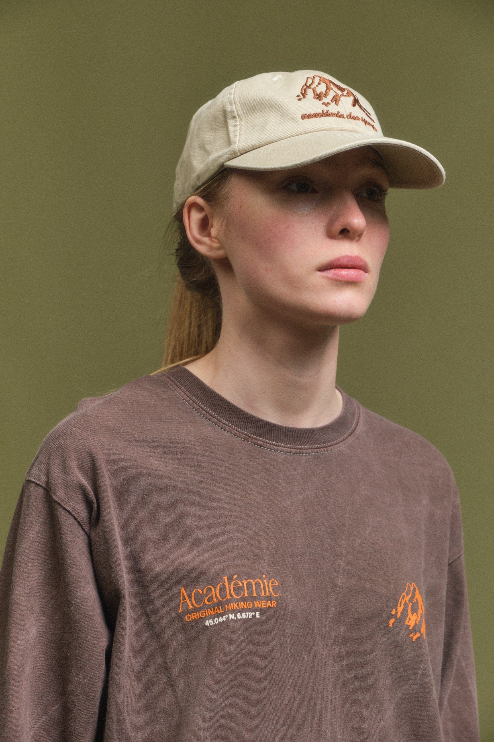 Vice 84 'Mountains' Vintage Washed Cap - Stone