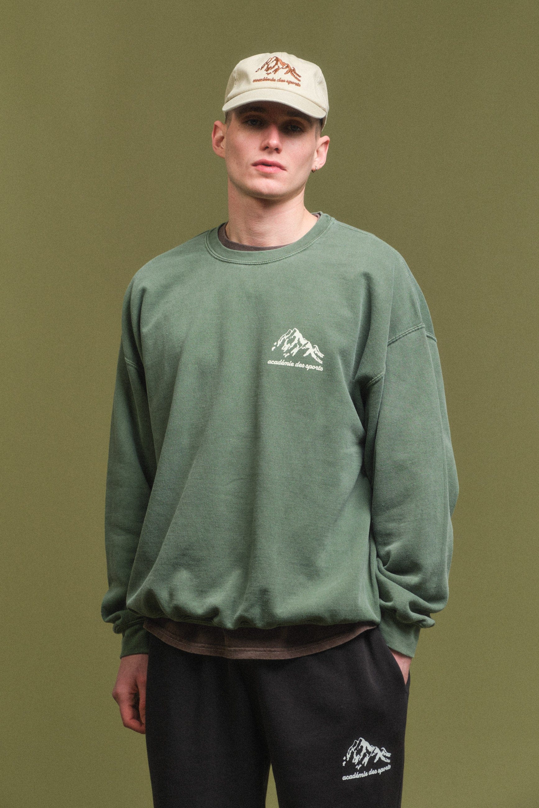 Vice 84 'Mountains' Vintage Washed Cap - Stone