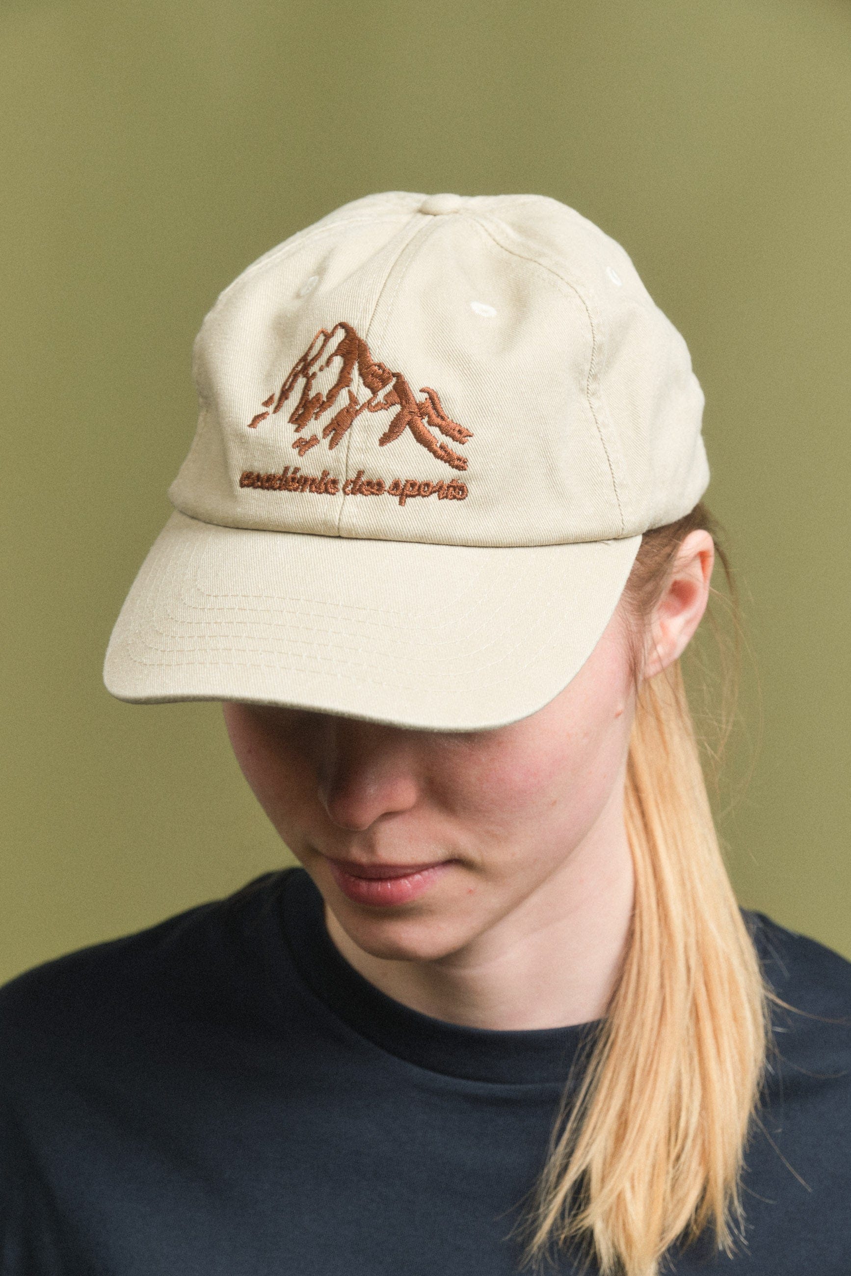 Vice 84 'Mountains' Vintage Washed Cap - Stone