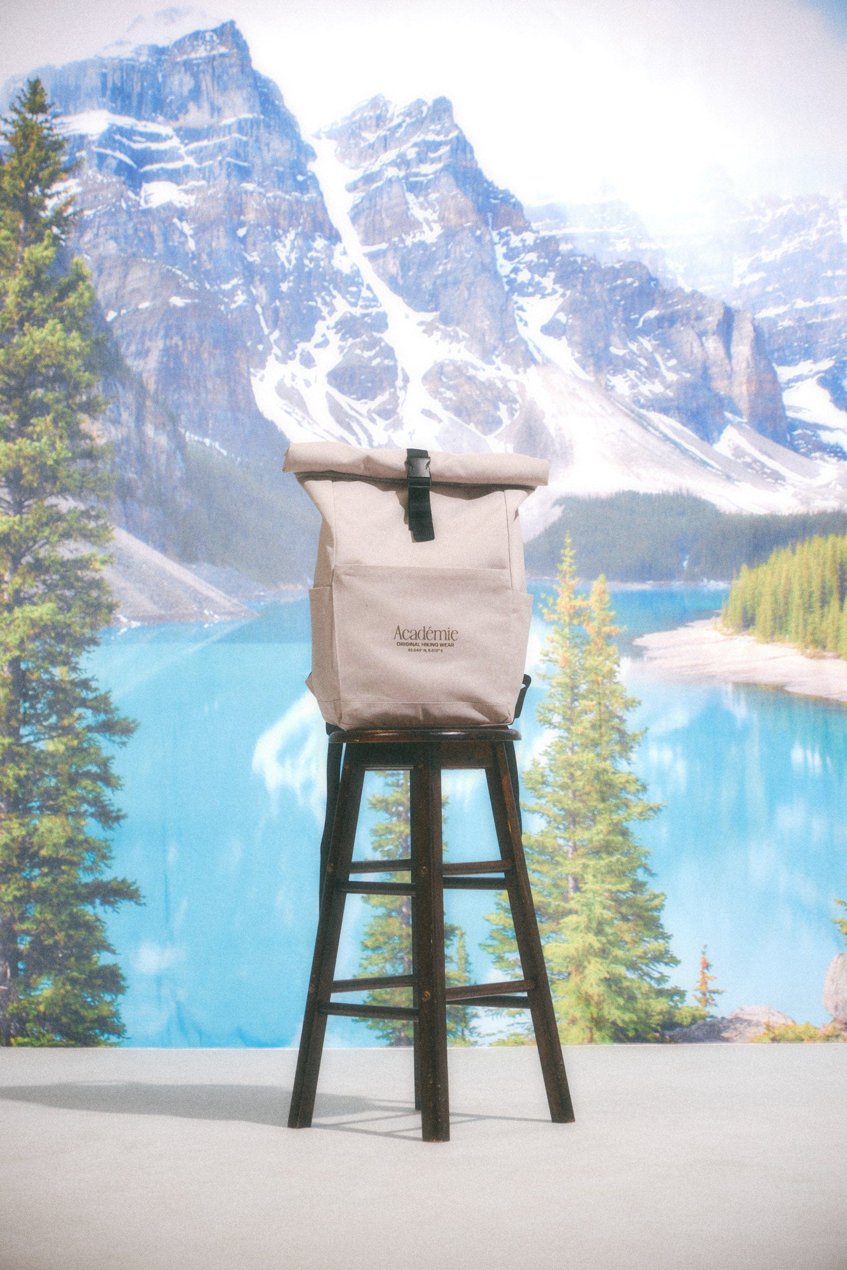 Vice 84 'Co-Ordinates' Roll Top Hiking Backpack - Natural Stone