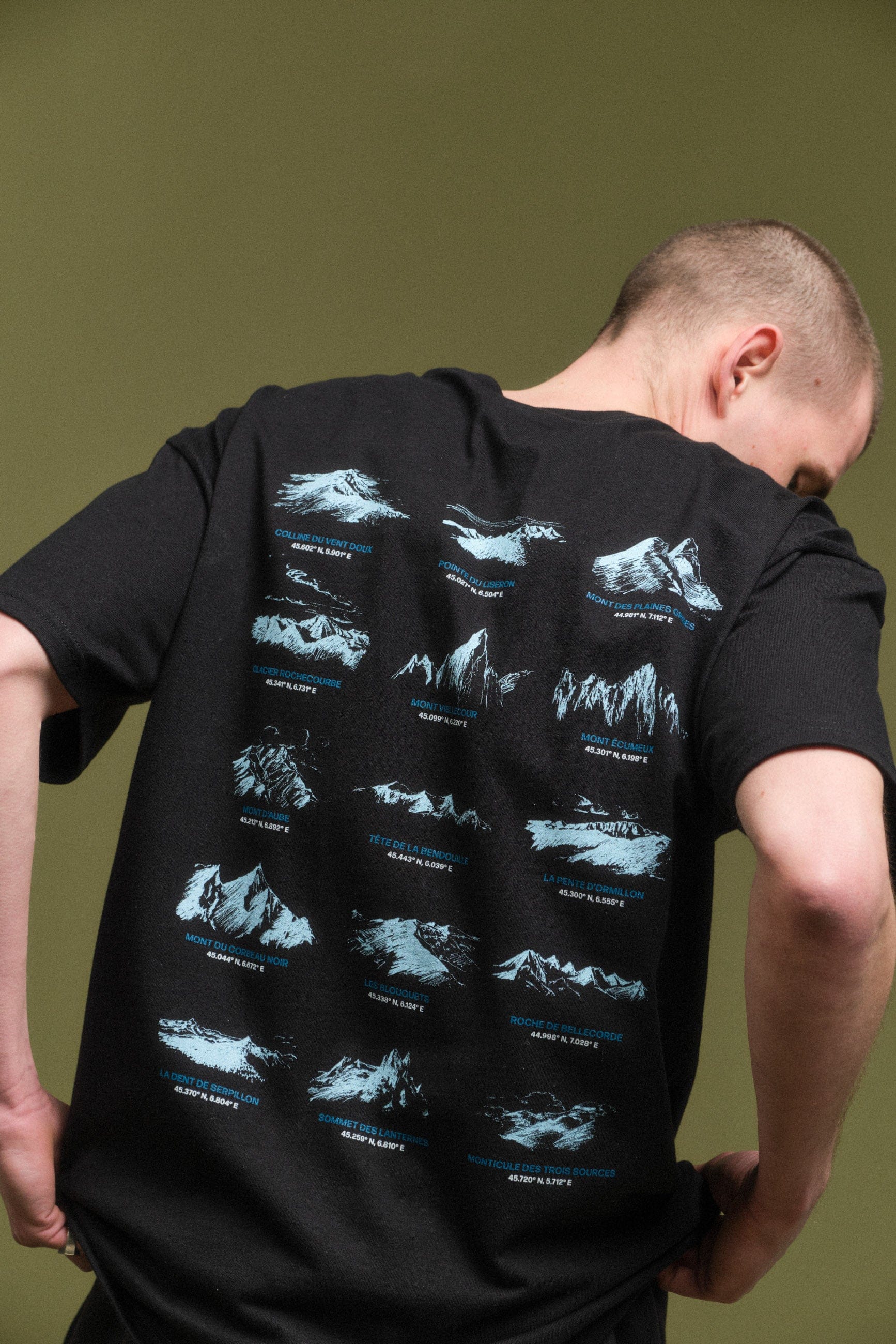 Vice 84 'Les Montagnes' Tee - Black