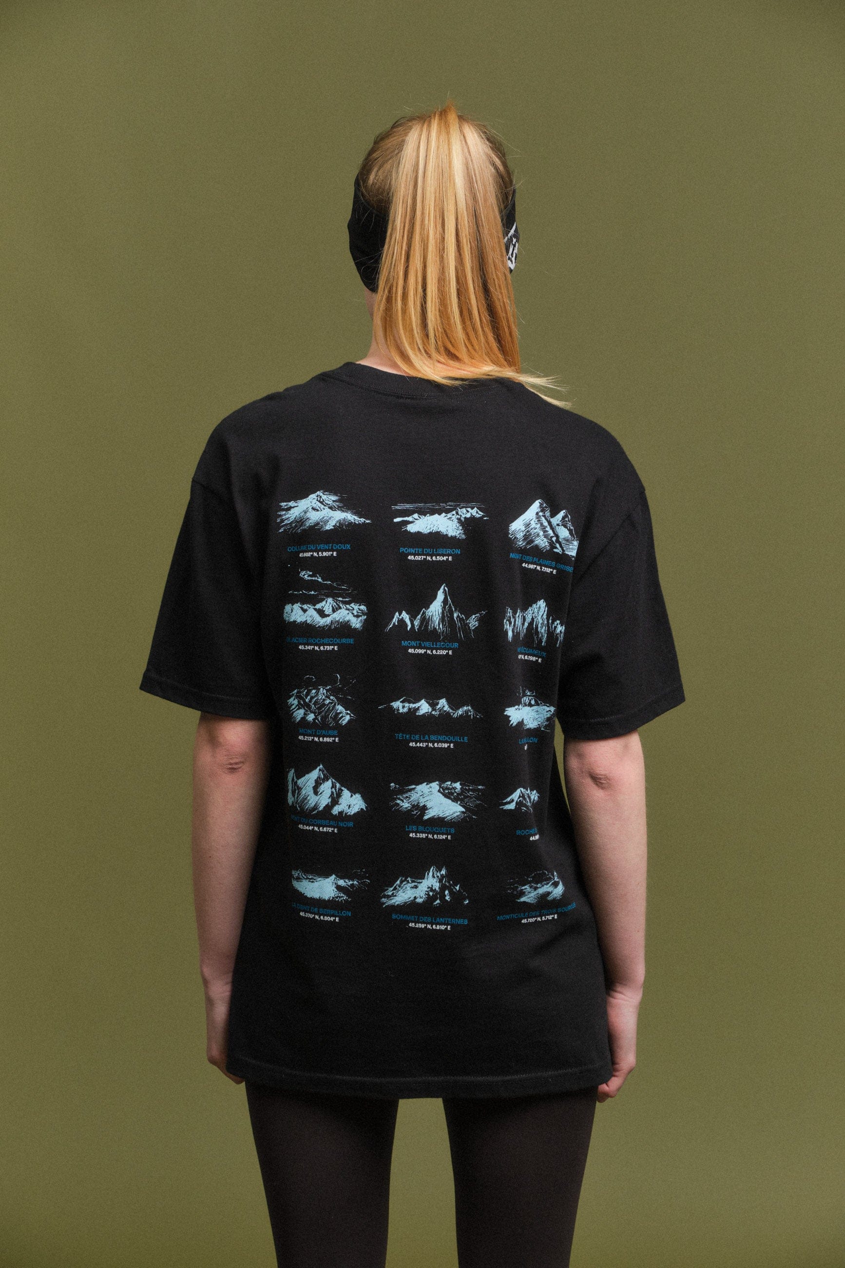 Vice 84 'Les Montagnes' Tee - Black