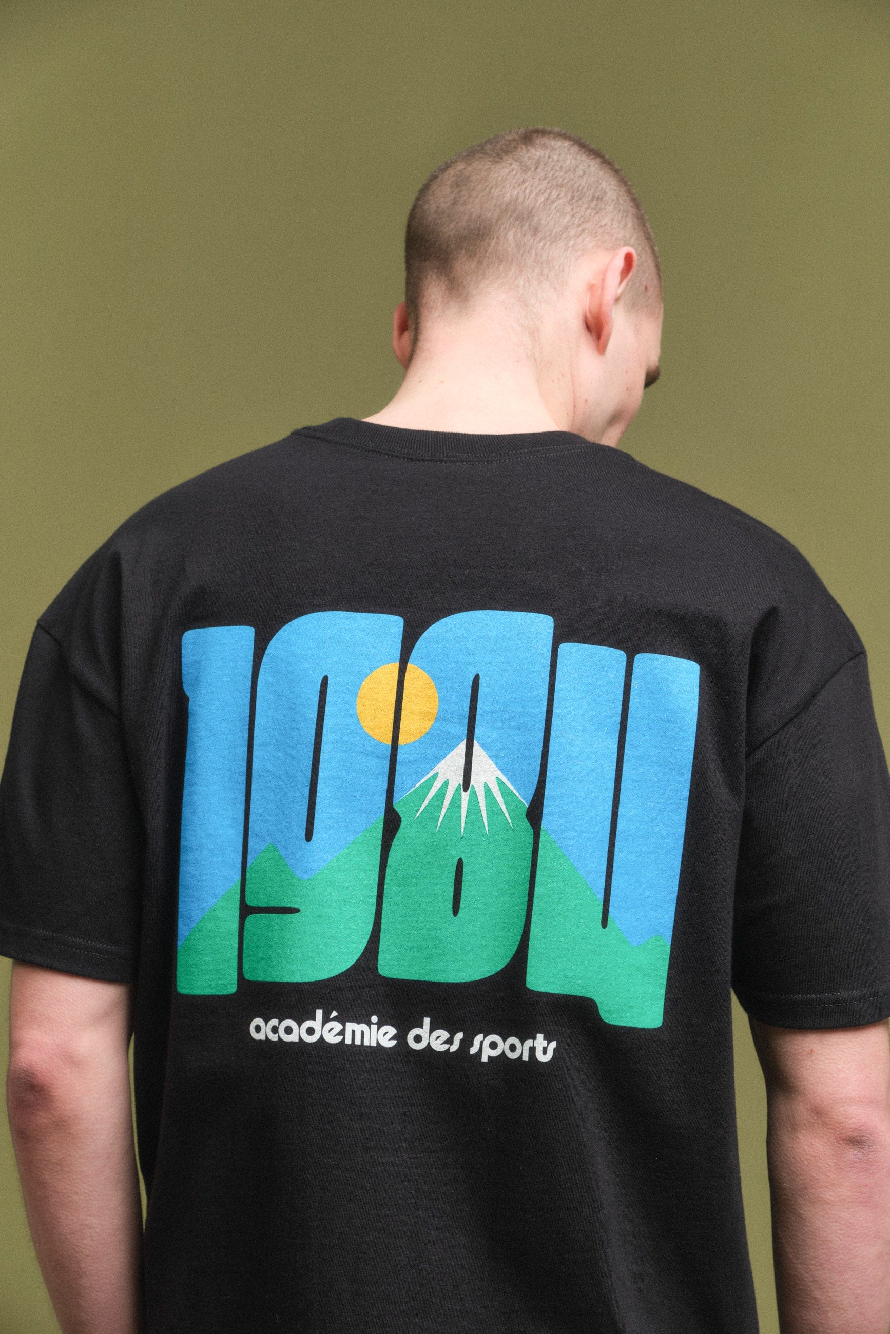 Vice 84 'Retro Mountain' Tee - Black