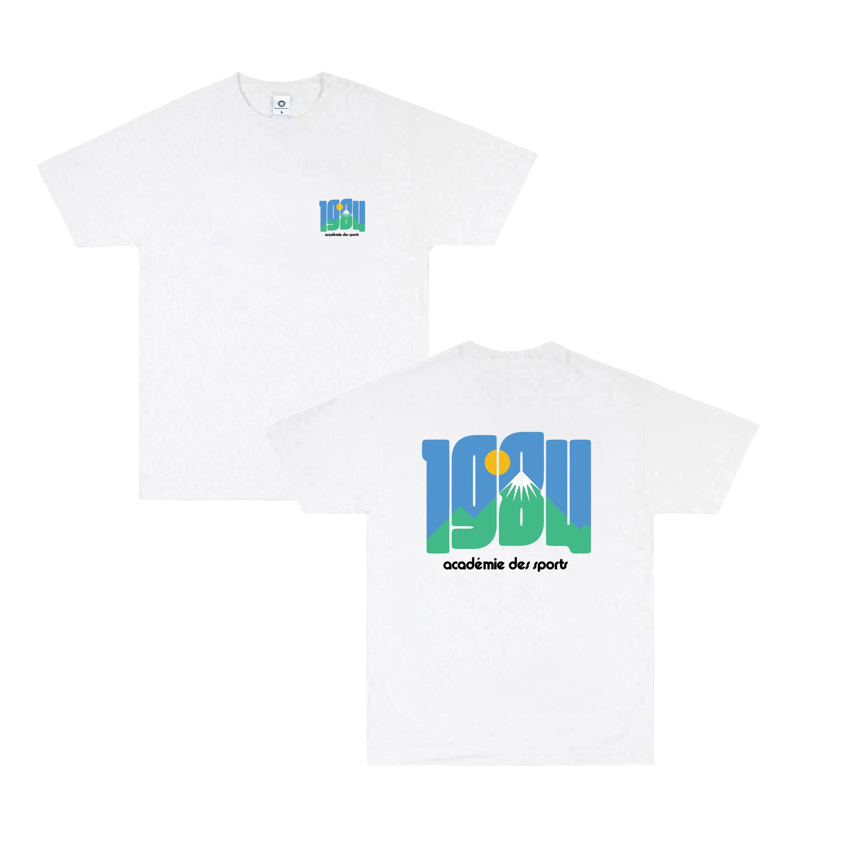 Vice 84 'Retro Mountain' Tee - White