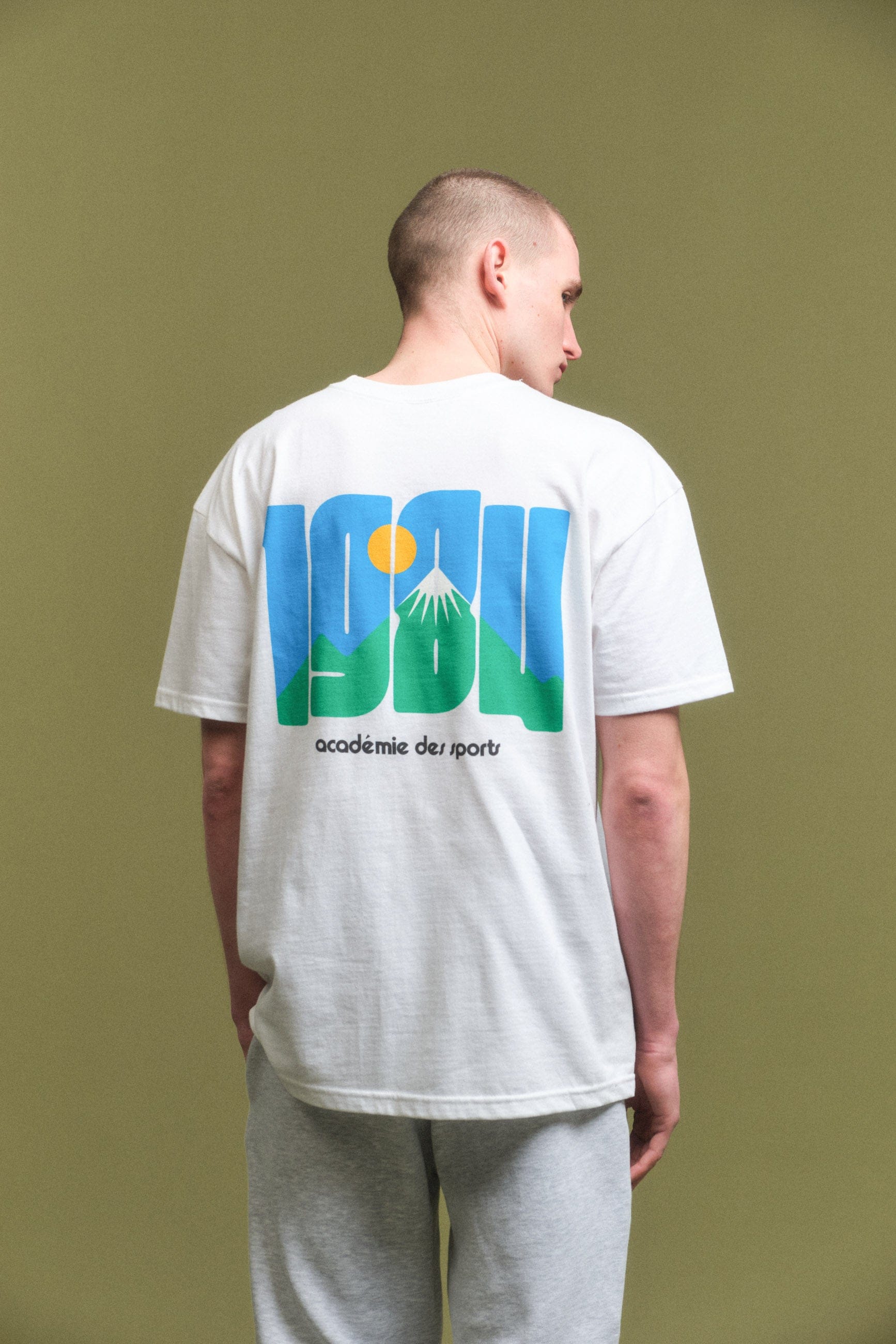 Vice 84 'Retro Mountain' Tee - White