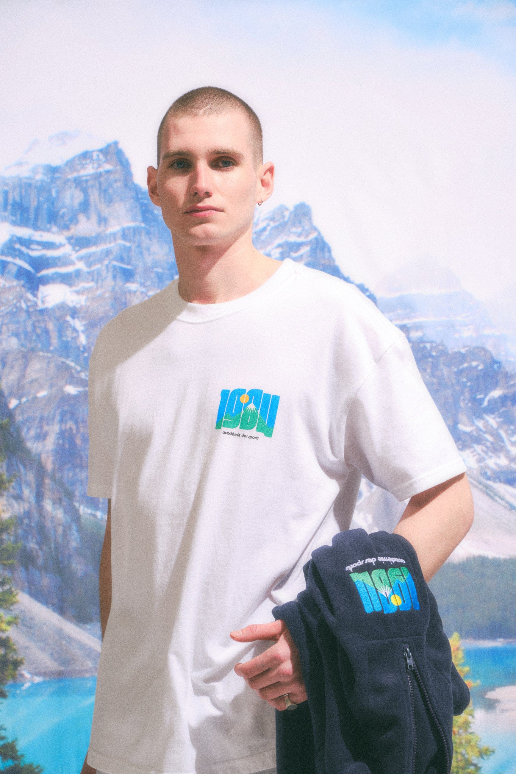 Vice 84 'Retro Mountain' Tee - White