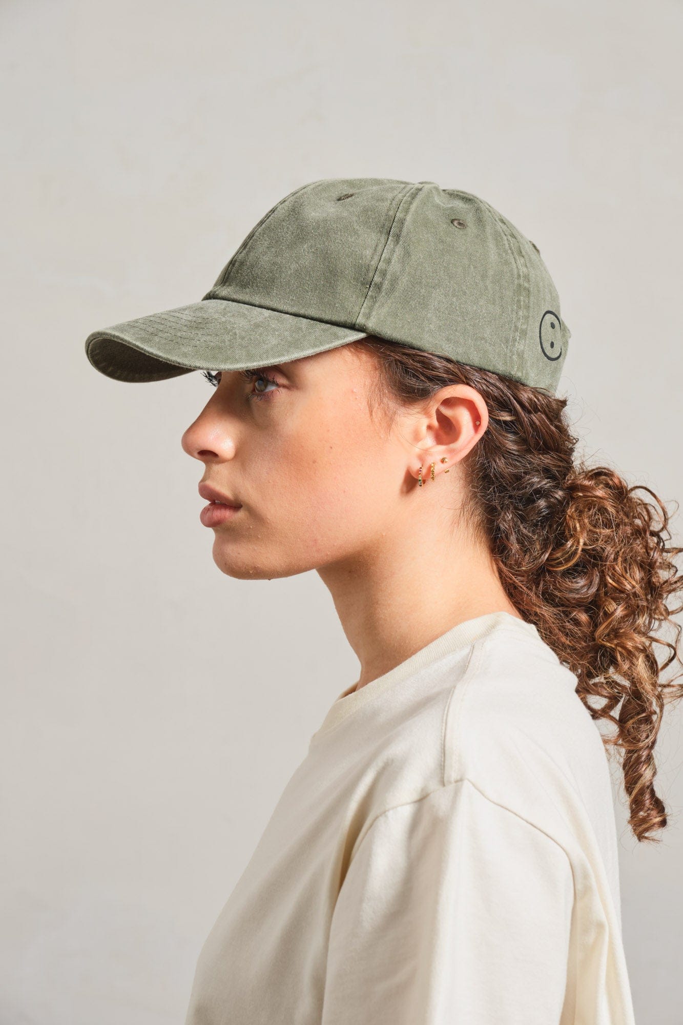 UN:IK Essentials Essentials Vintage Washed Cap - Olive