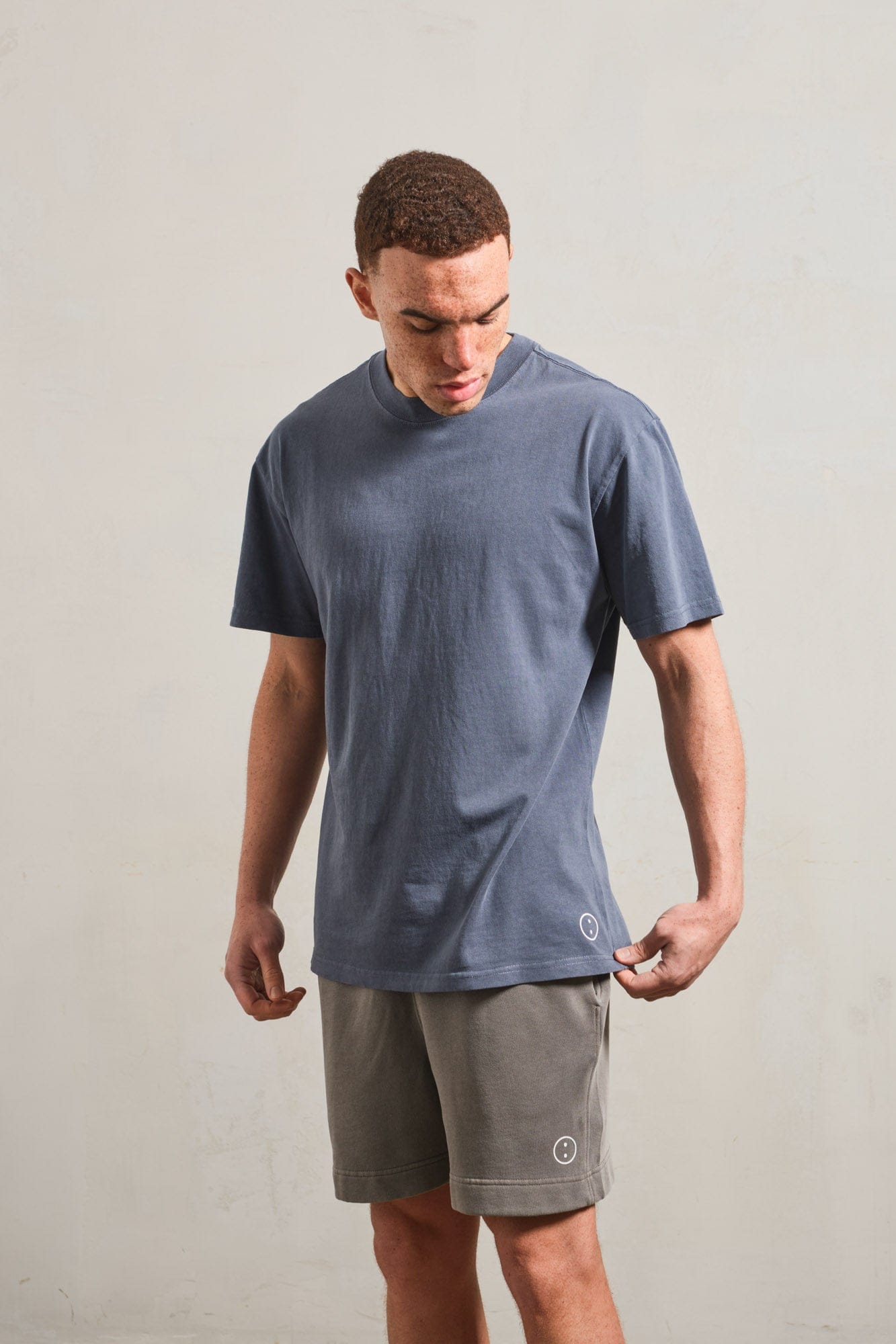 UN:IK Essentials Essentials Heavy Faded Tee - Vintage Indigo