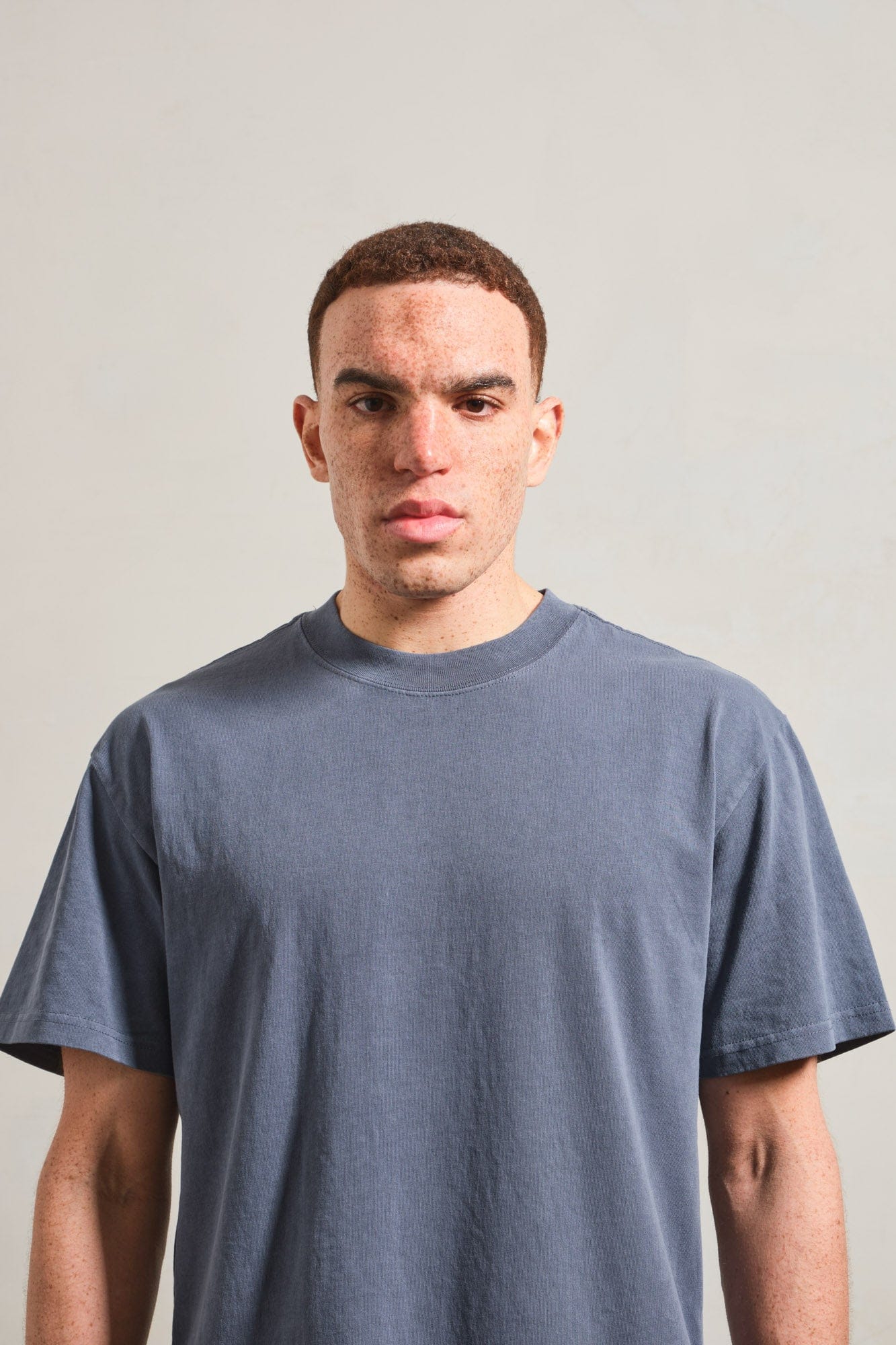 UN:IK Essentials Essentials Heavy Faded Tee - Vintage Indigo