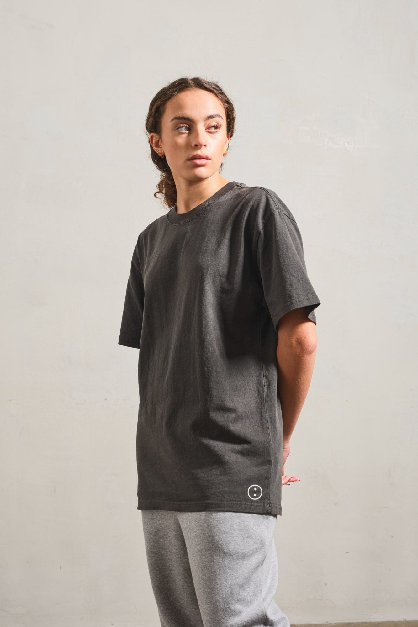 UN:IK Essentials Essentials Heavy Faded Tee - Vintage Coal