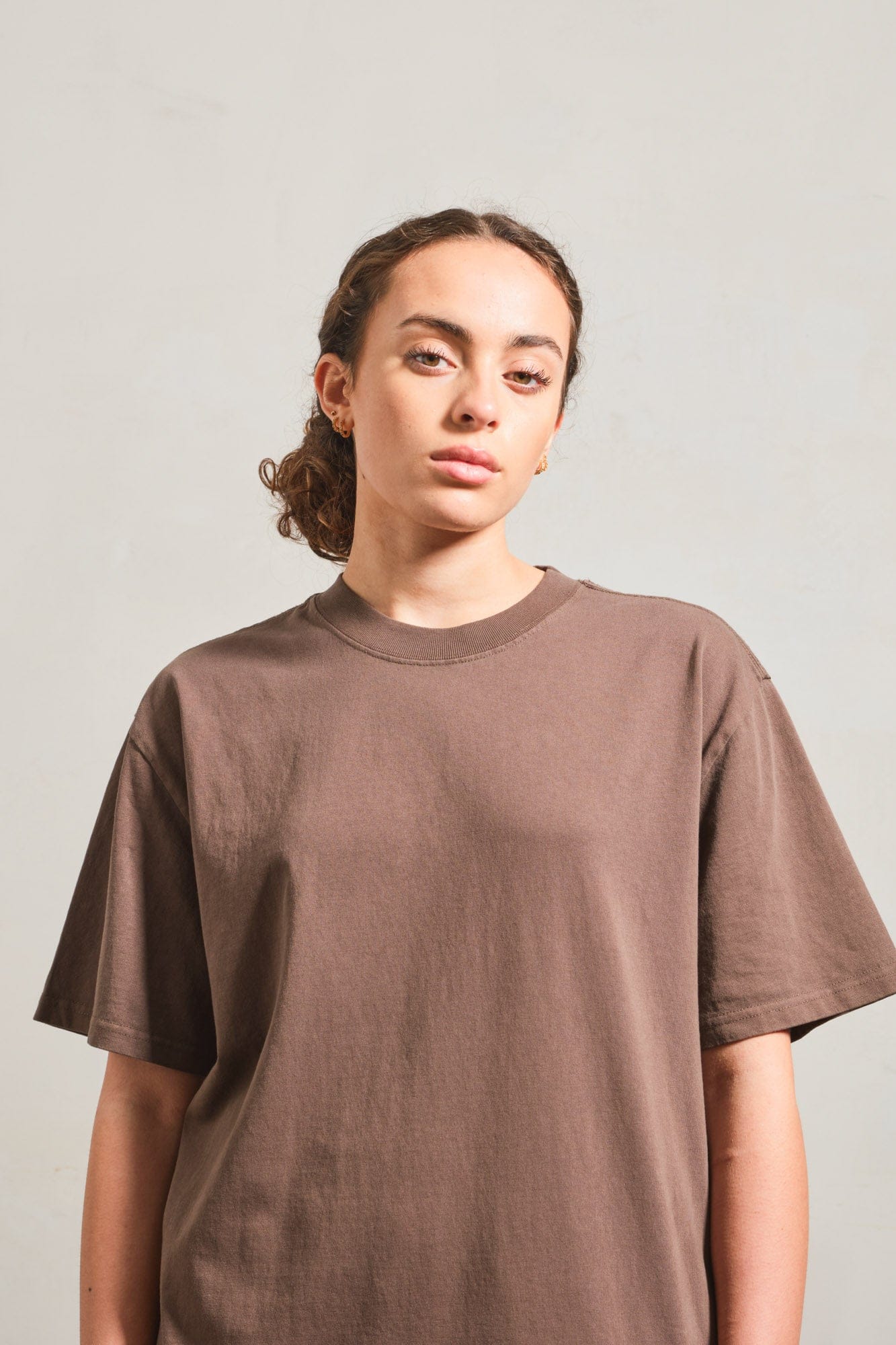 UN:IK Essentials Essentials Heavy Faded Tee - Vintage Brown