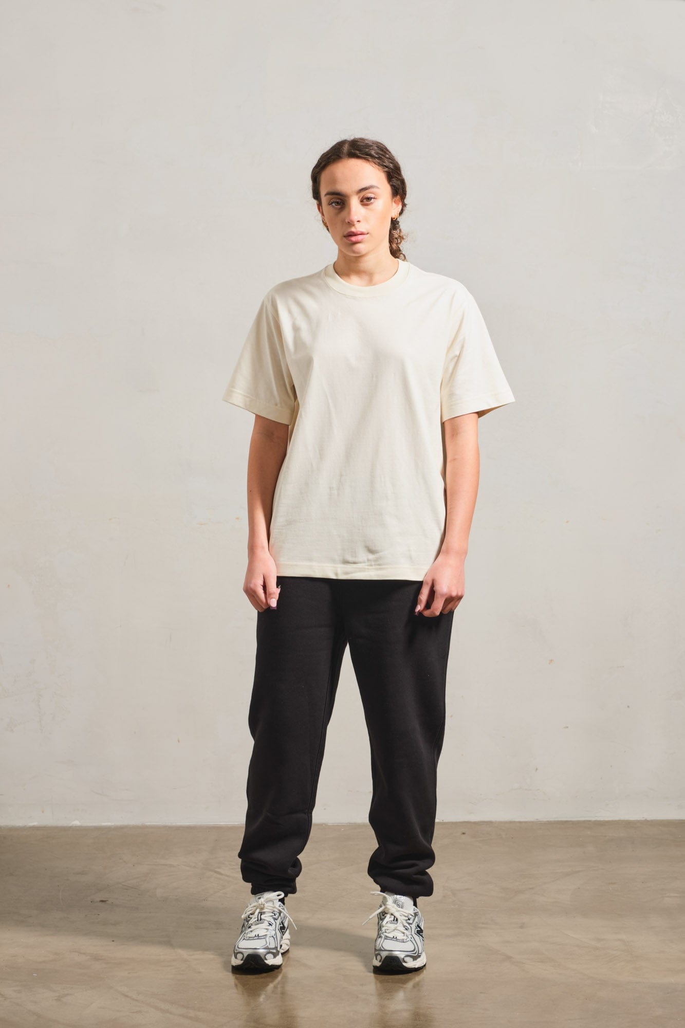 UN:IK Essentials Essentials Boxy Tee - Ecru