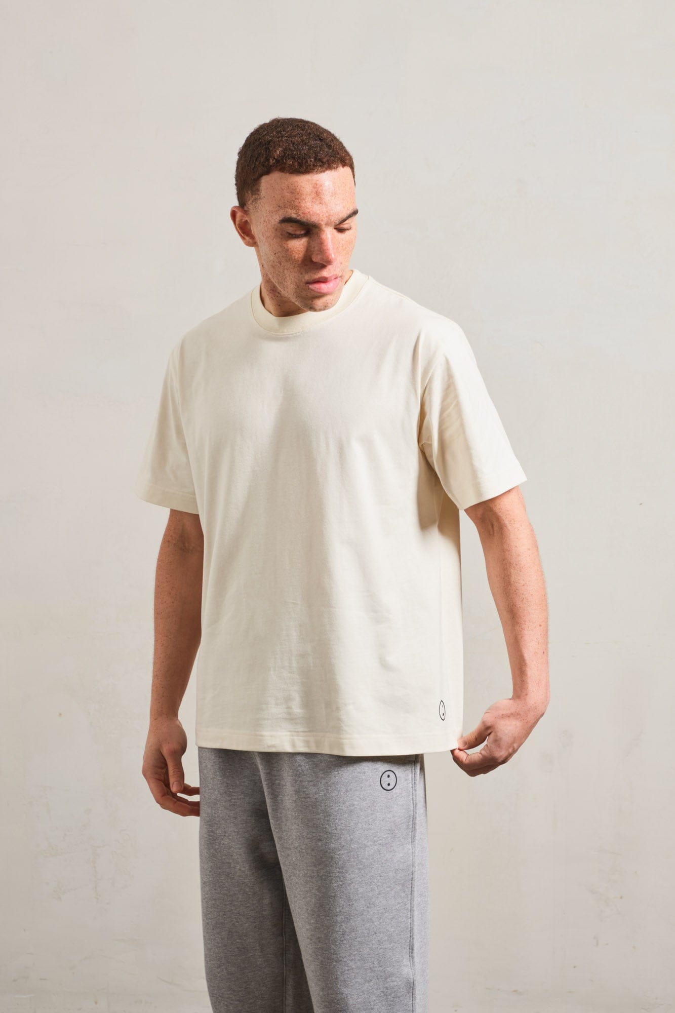 UN:IK Essentials Essentials Boxy Tee - Ecru