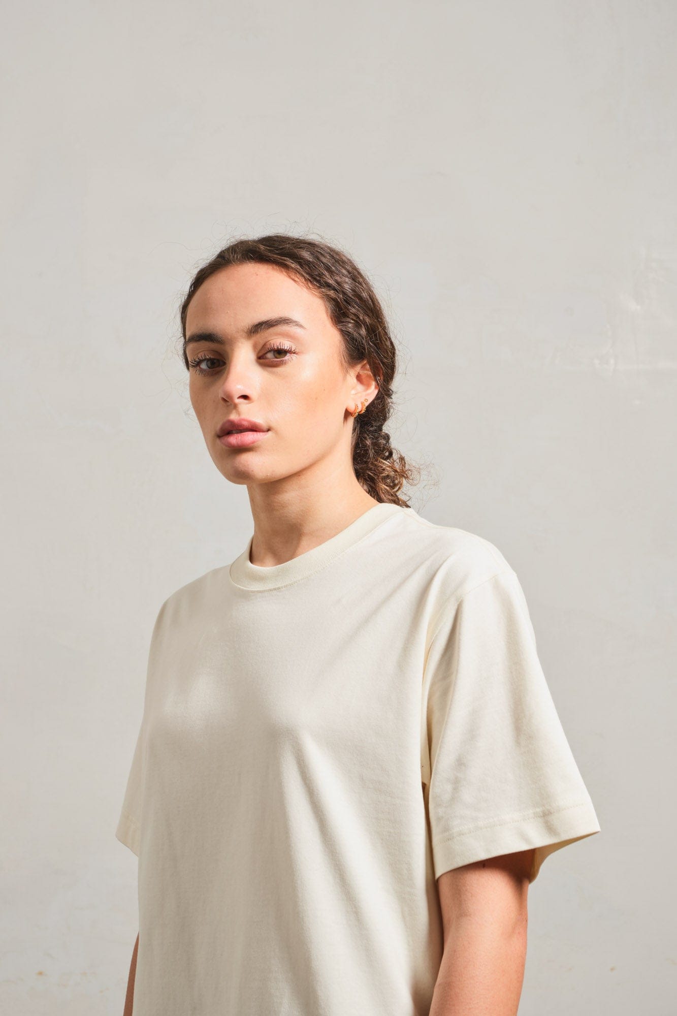 UN:IK Essentials Essentials Boxy Tee - Ecru