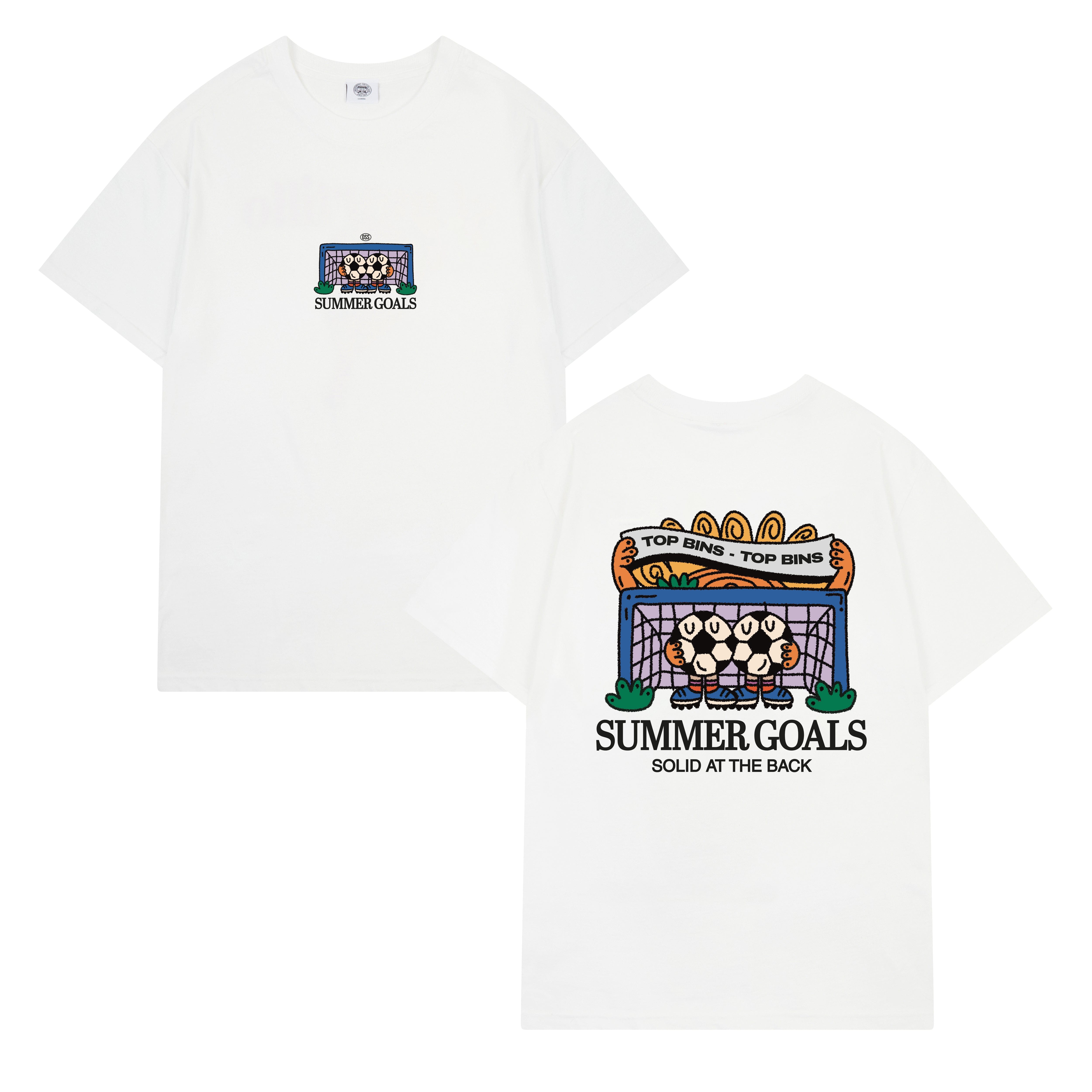 Other Side Store 'Summer Goals' Tee - White