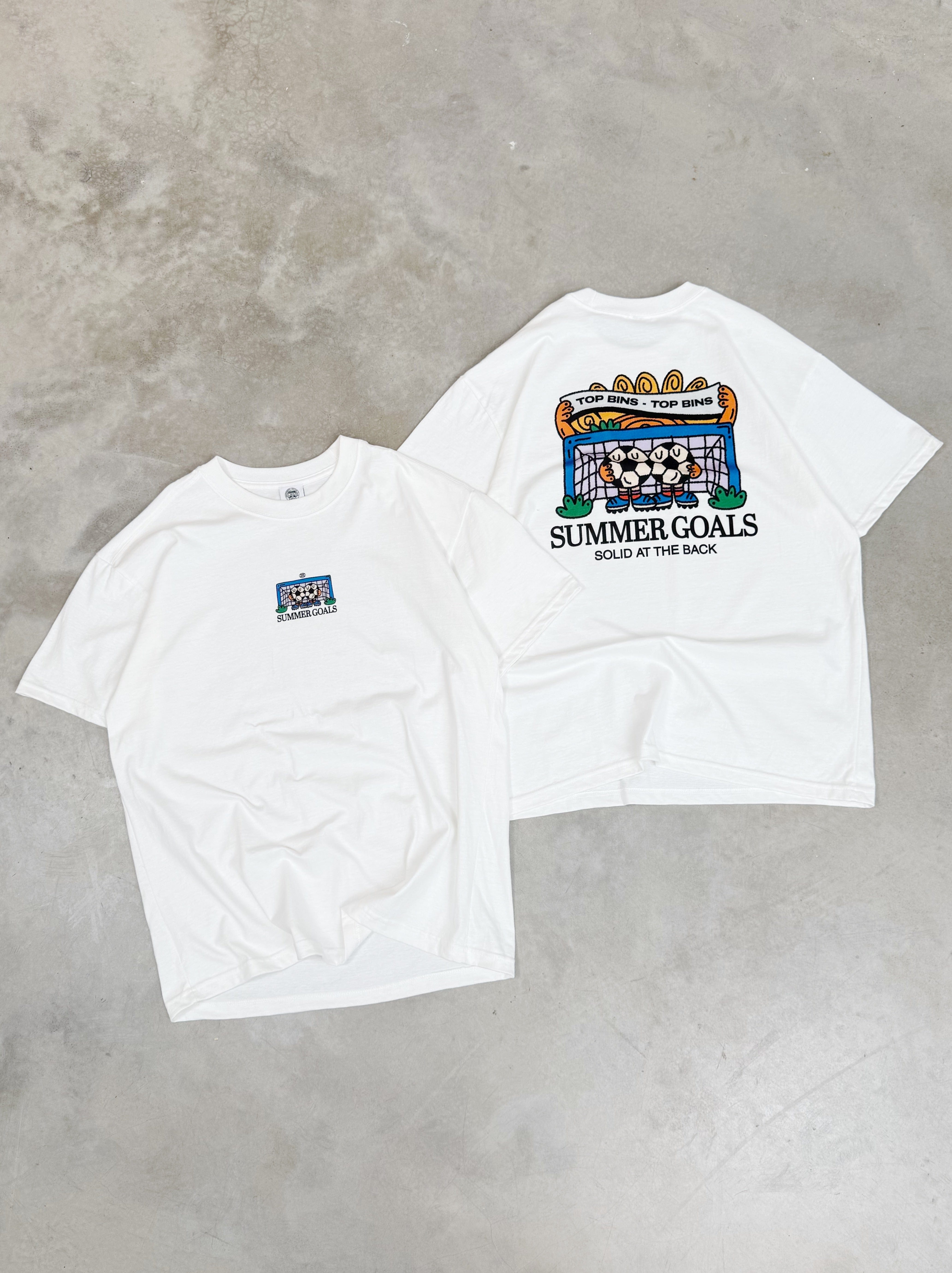 Other Side Store 'Summer Goals' Tee - White