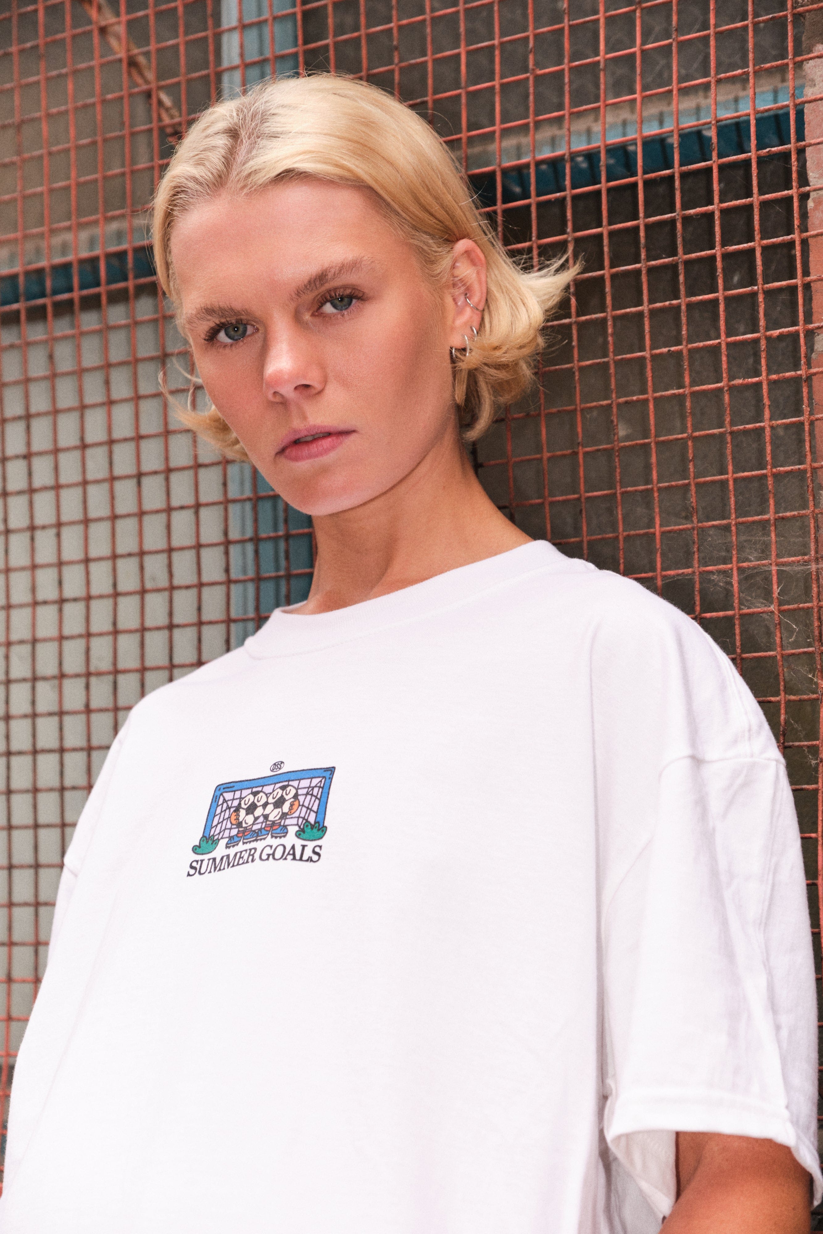 Other Side Store 'Summer Goals' Tee - White