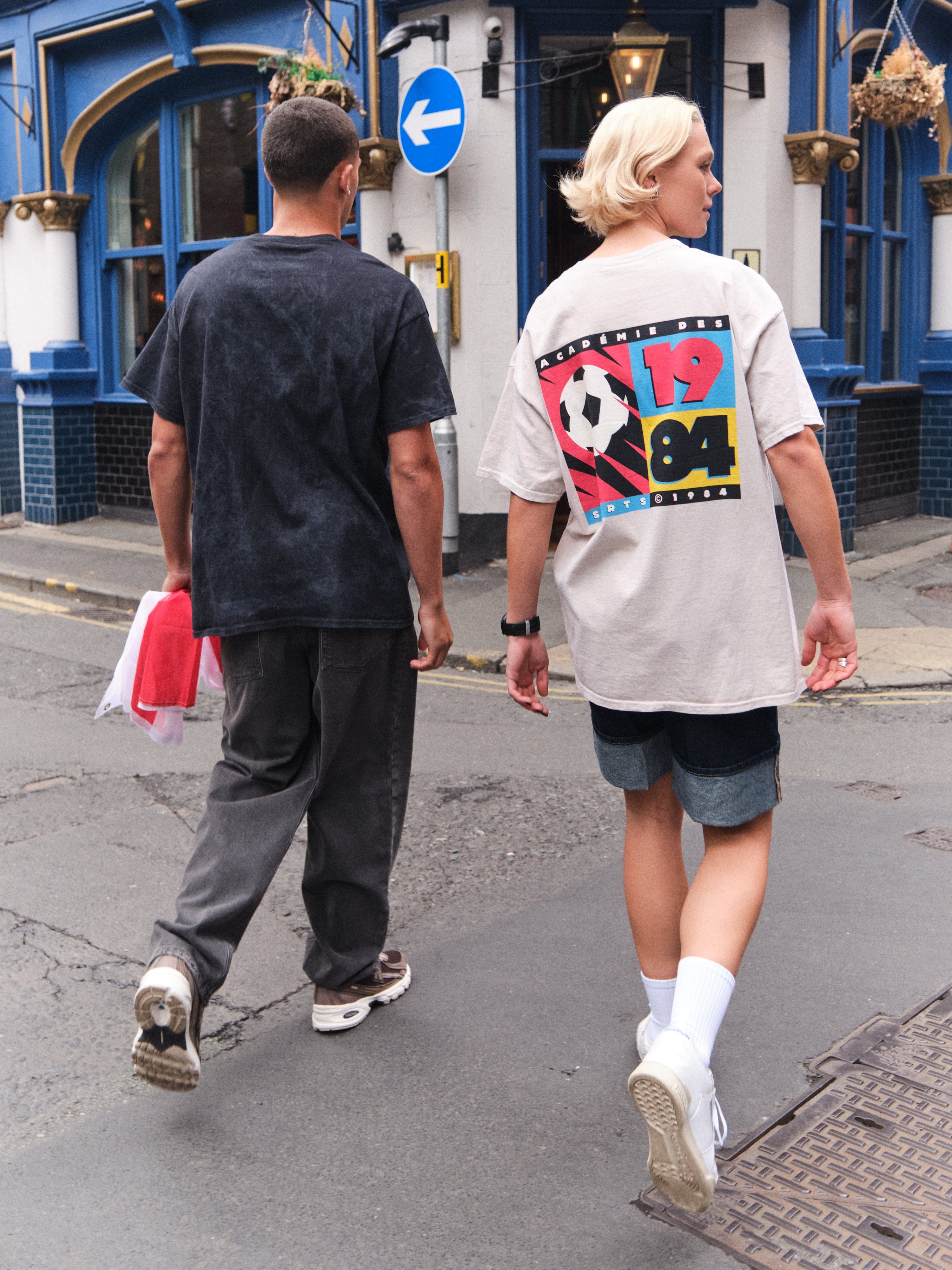 Vice 84 'FC 1984' Vintage Washed Tee - Cream