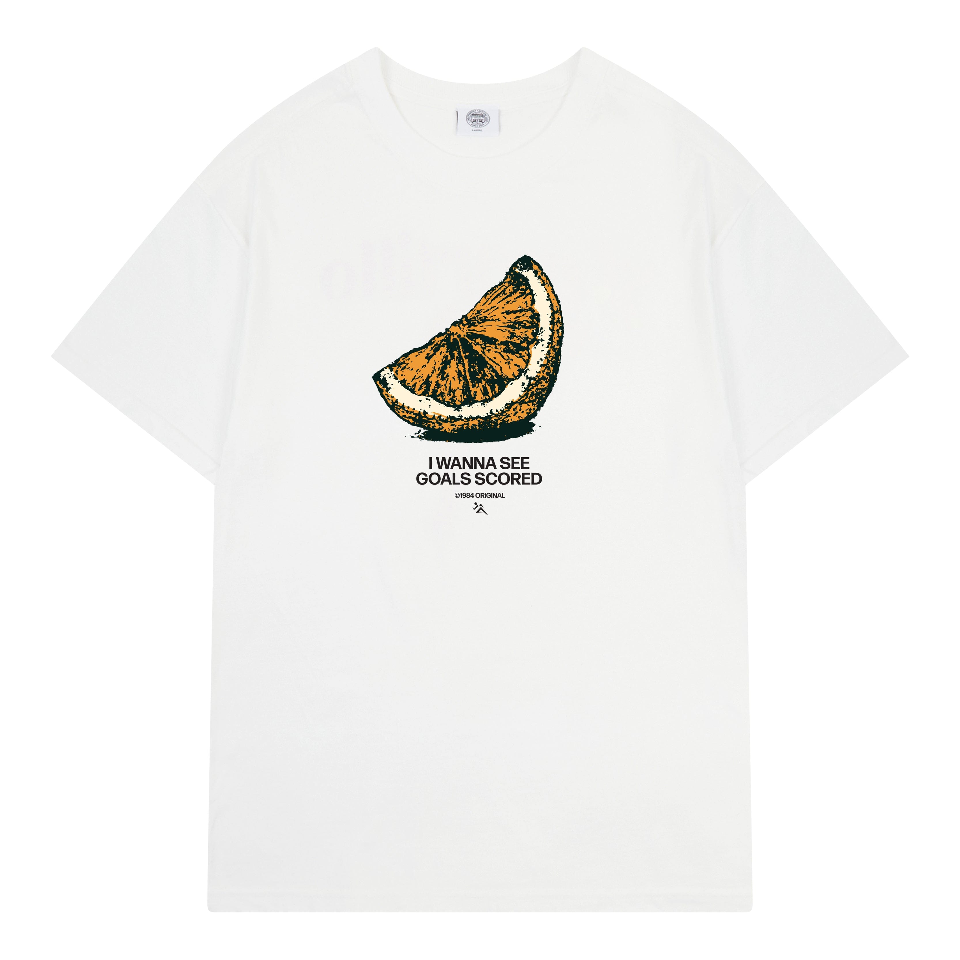 Vice 84 'I Wanna See Goals Scored' Tee - White