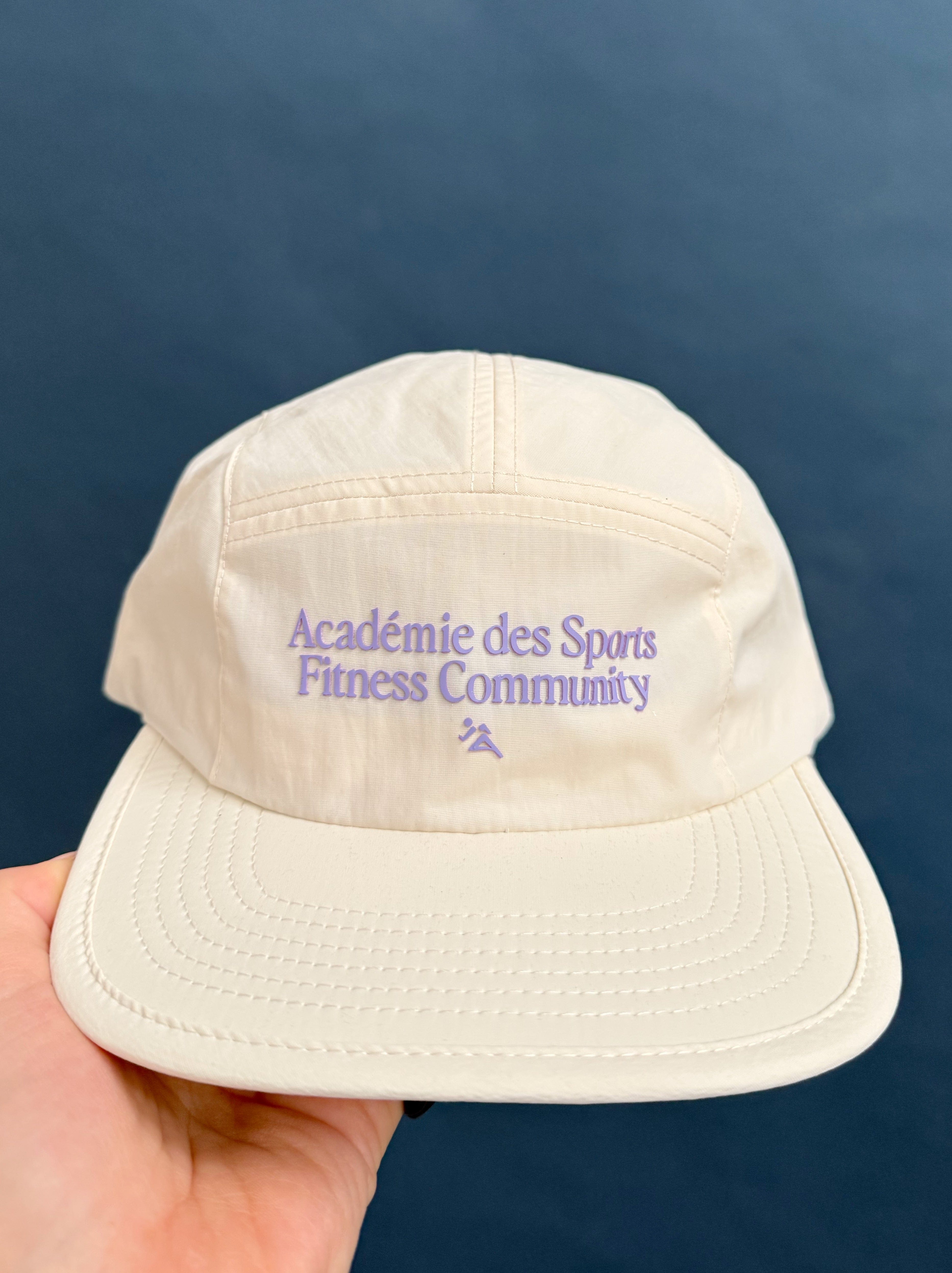 Vice 84 'Fitness Community' Active 5 Panel Cap - Ecru