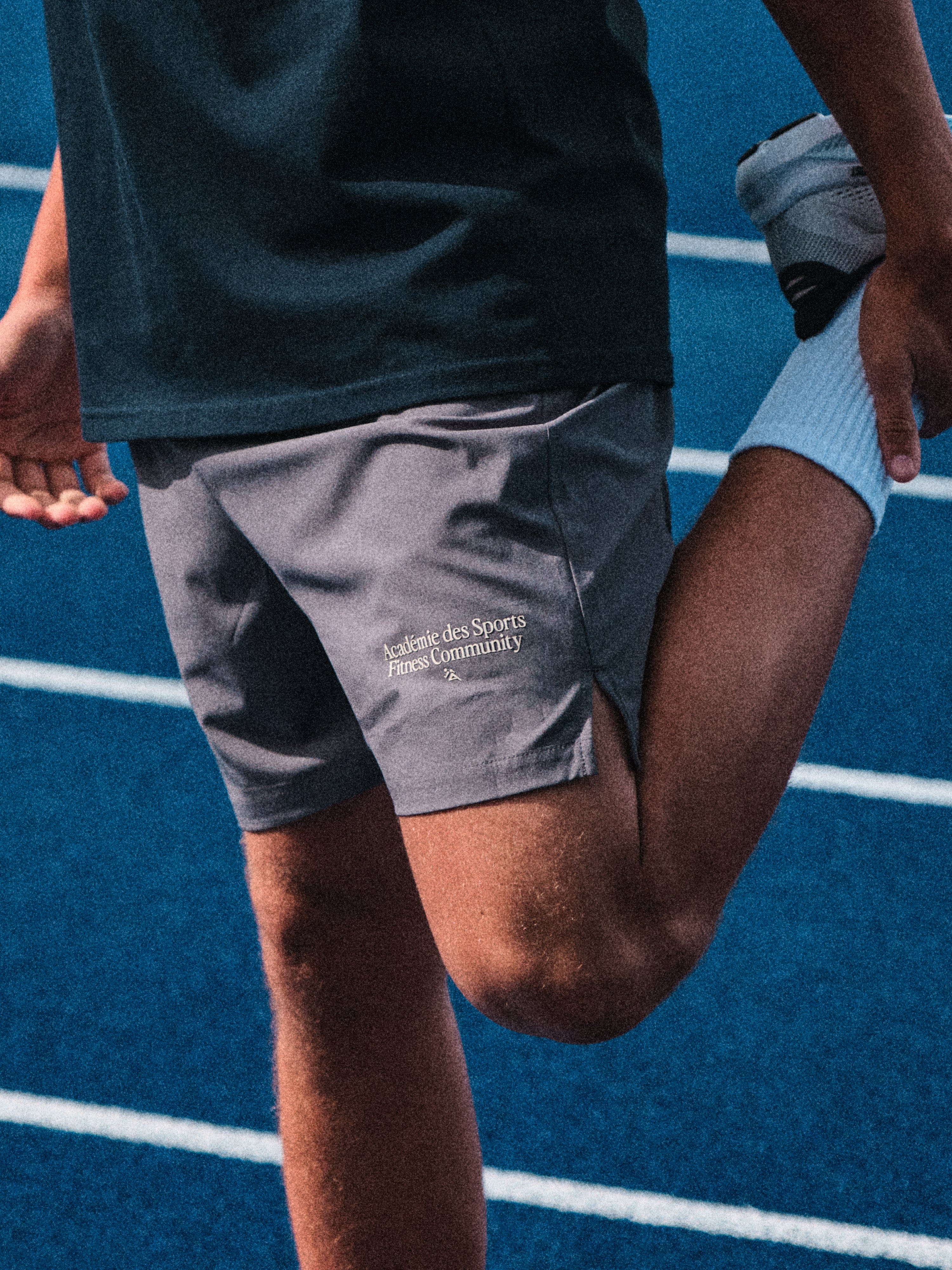Vice 84 'Fitness Community' Active Shorts - Grey