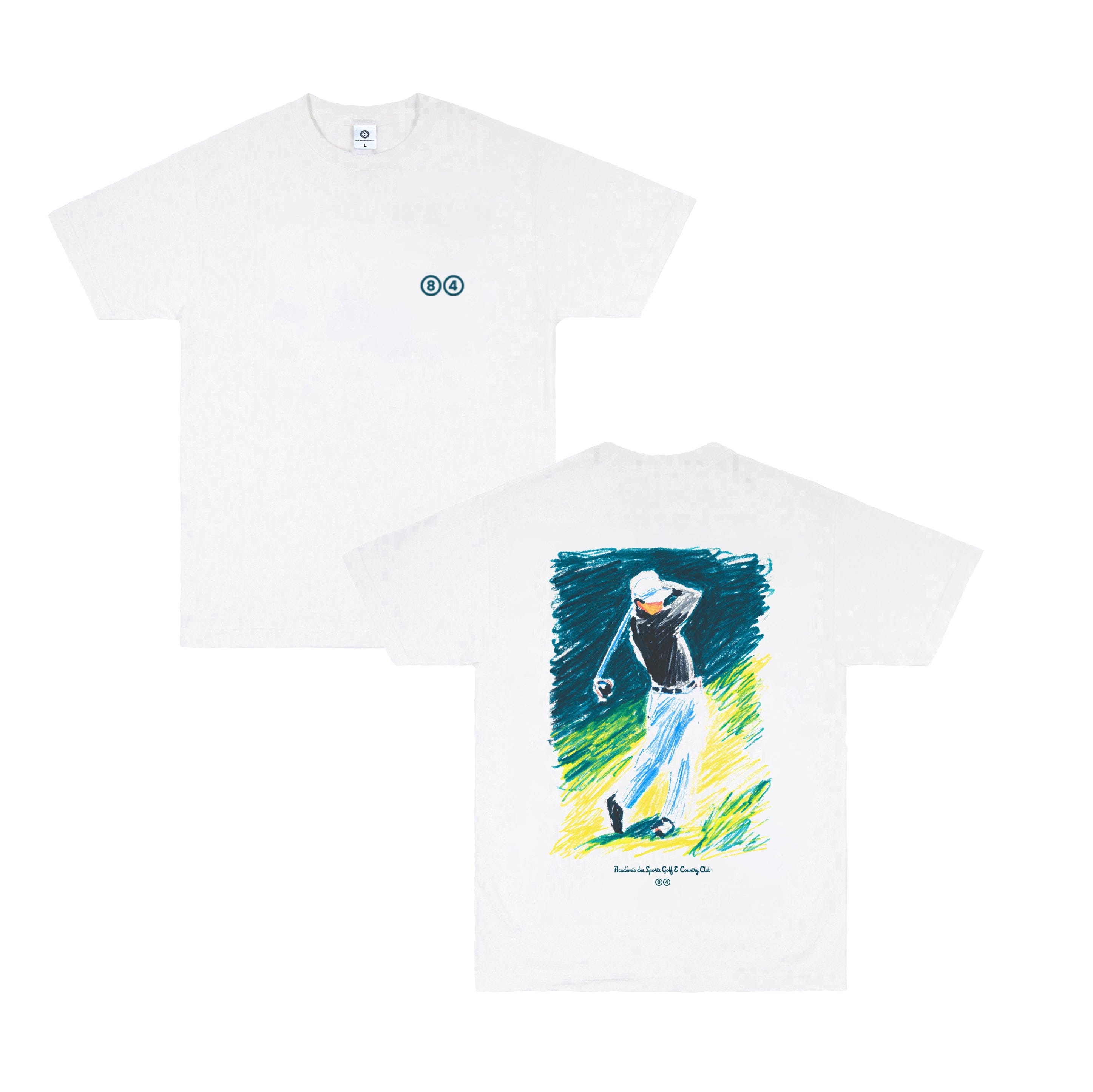 Vice 84 'Golf' Tee - White