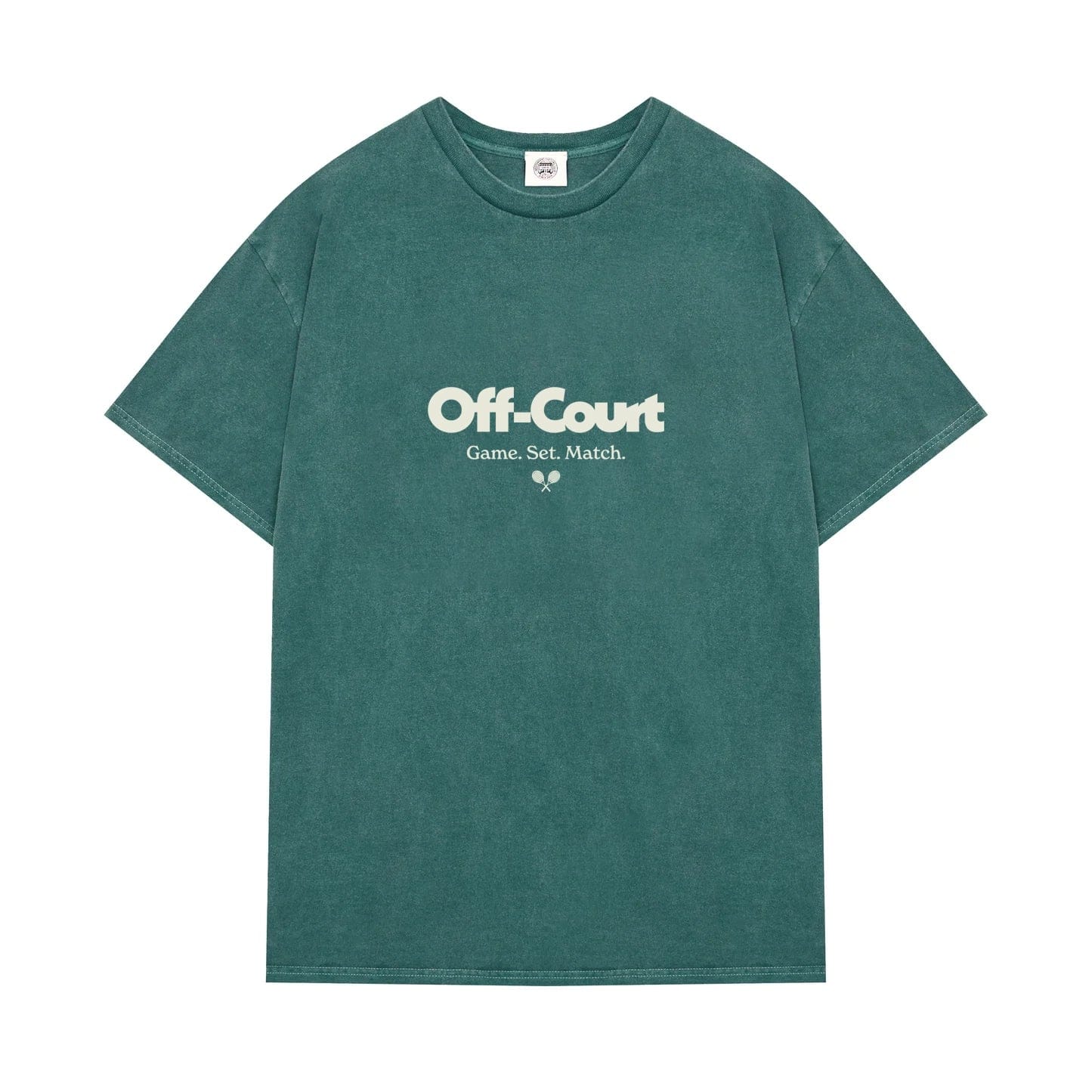 Vice 84 'Off-Court' Vintage Washed Tee - Forest