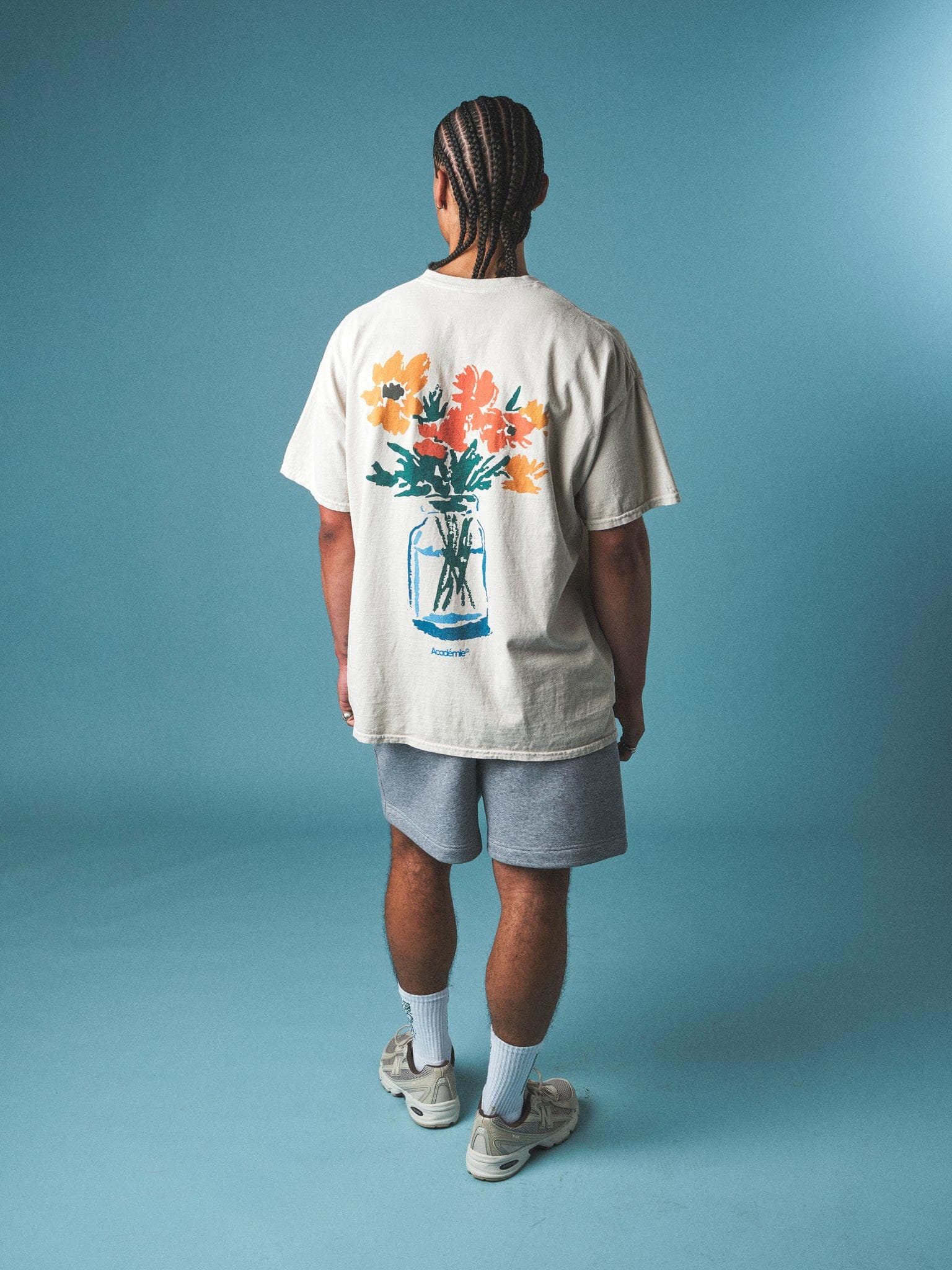 Vice 84 'Vase' Vintage Washed Tee - Cream