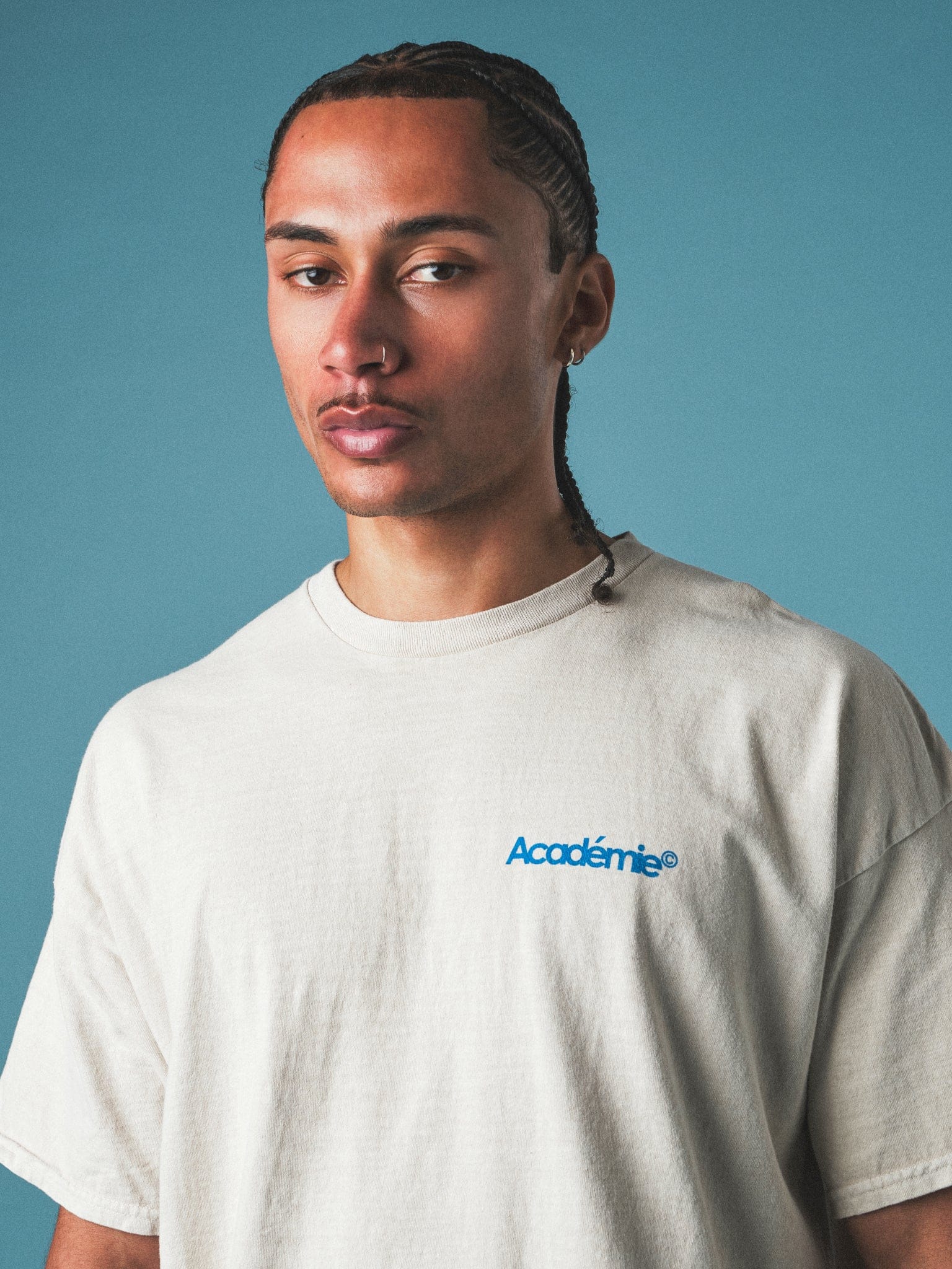Vice 84 'Vase' Vintage Washed Tee - Cream