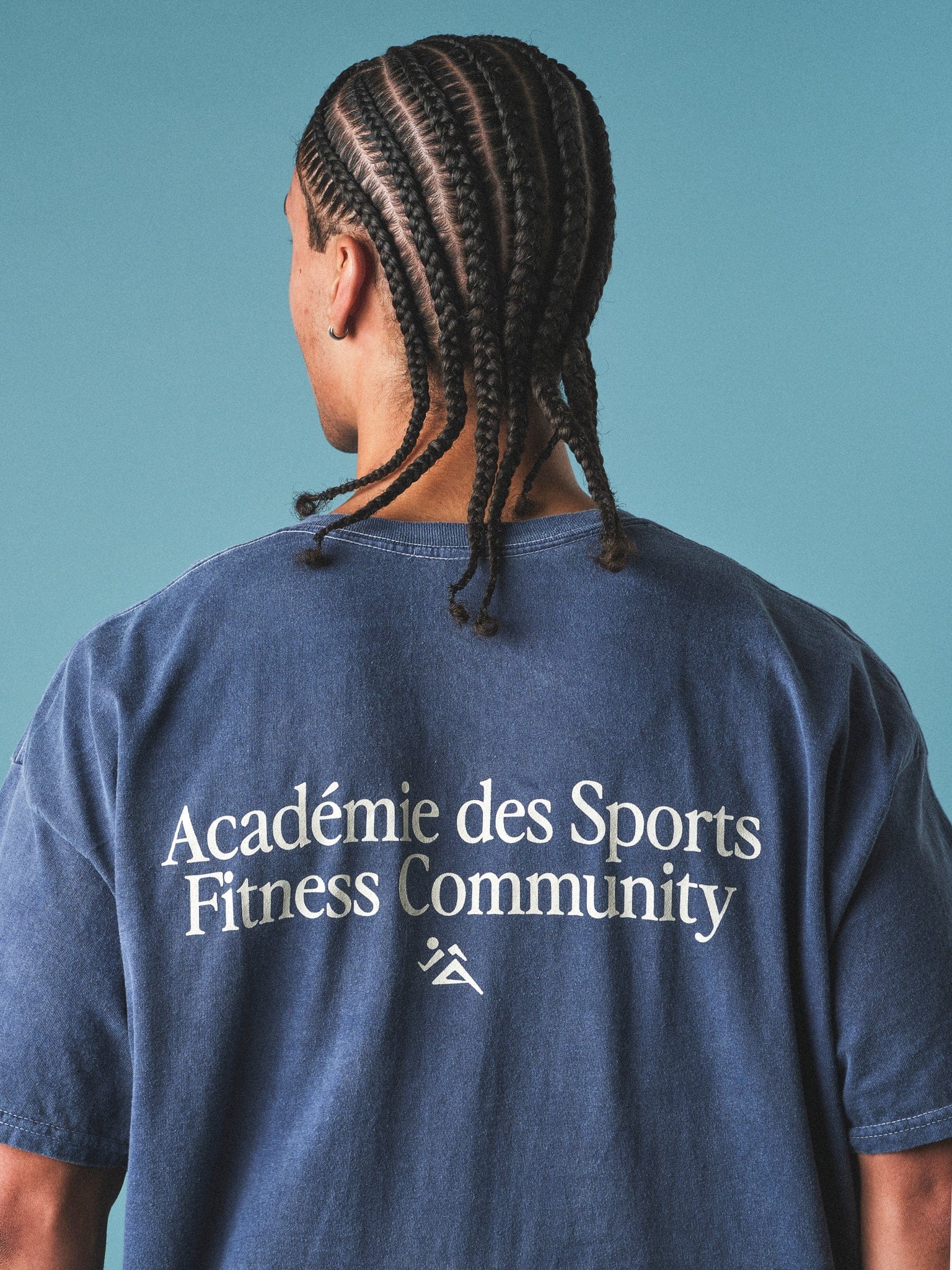 Vice 84 'Fitness Community' Vintage Washed Tee - Navy